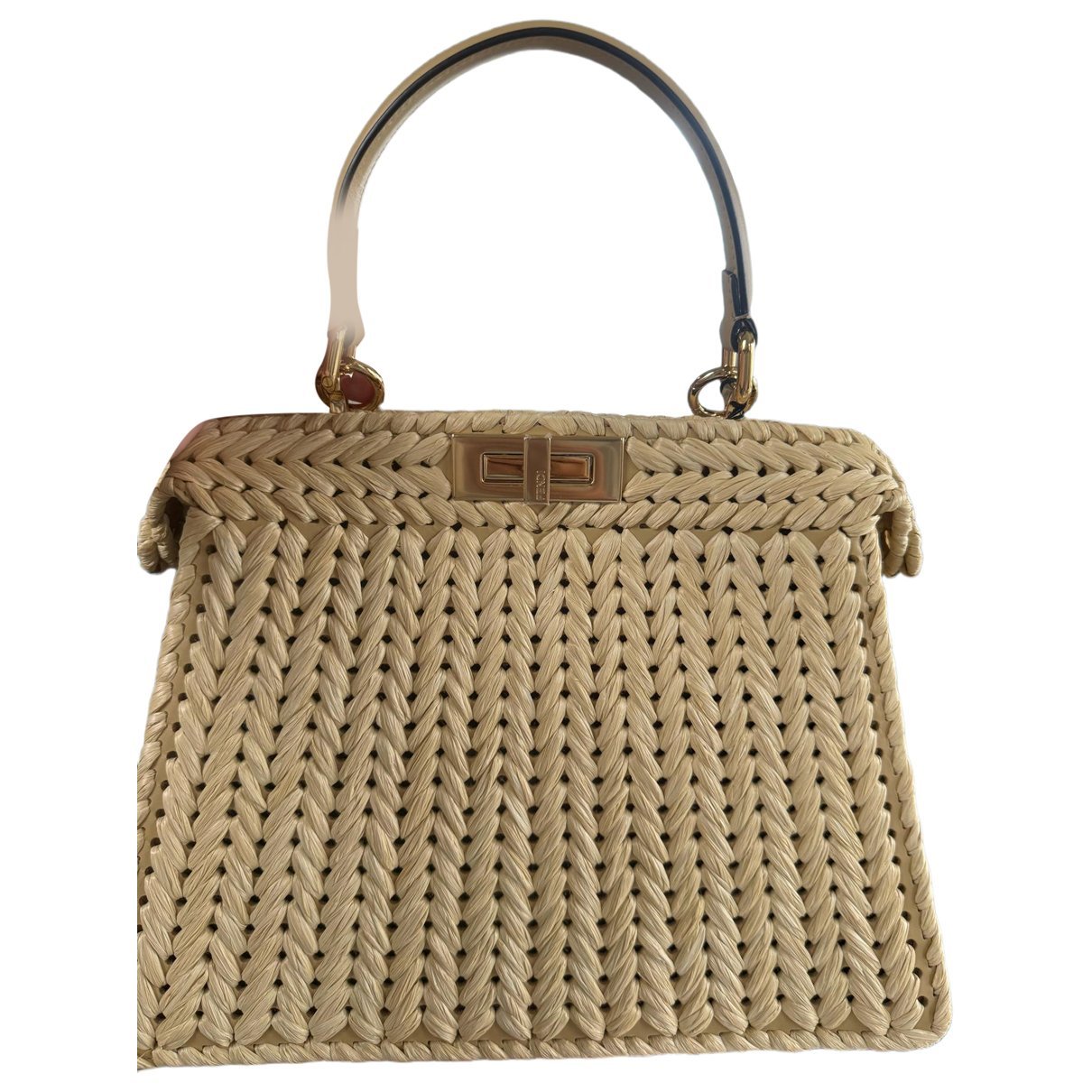 Peekaboo leather handbag