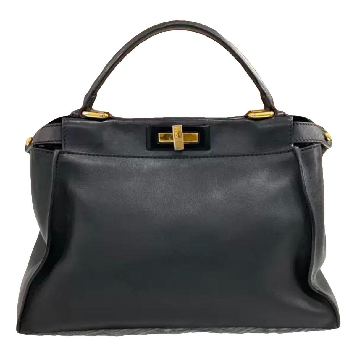 Peekaboo leather handbag
