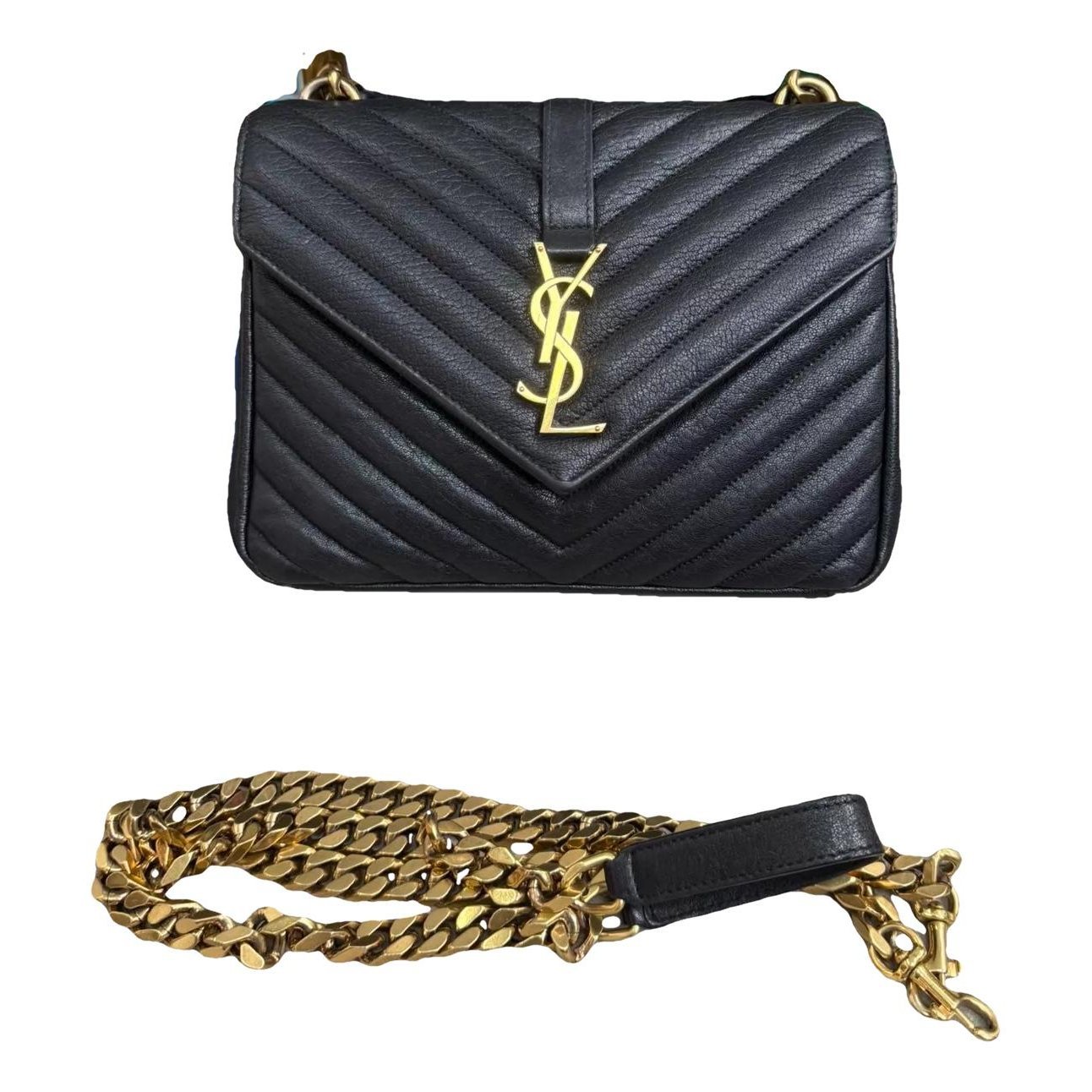 Envelope leather handbag