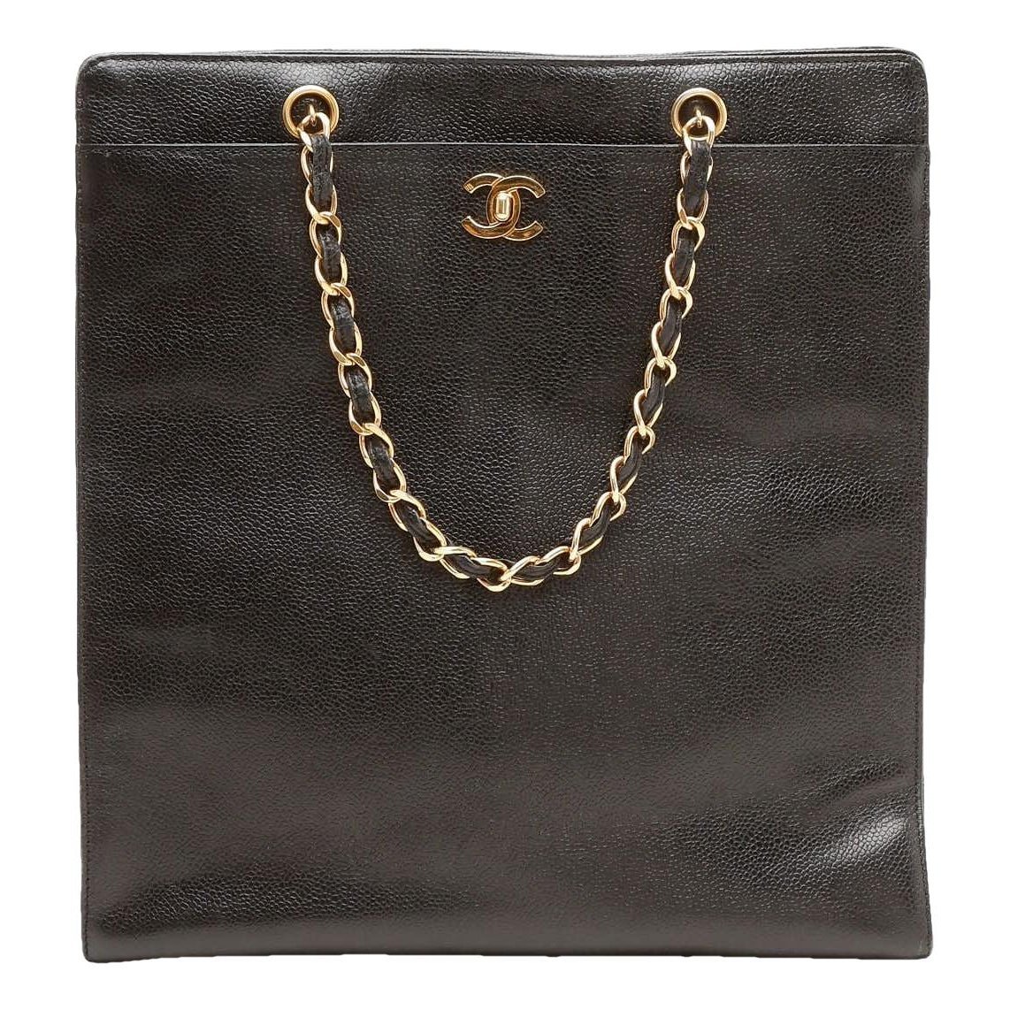 Leather tote