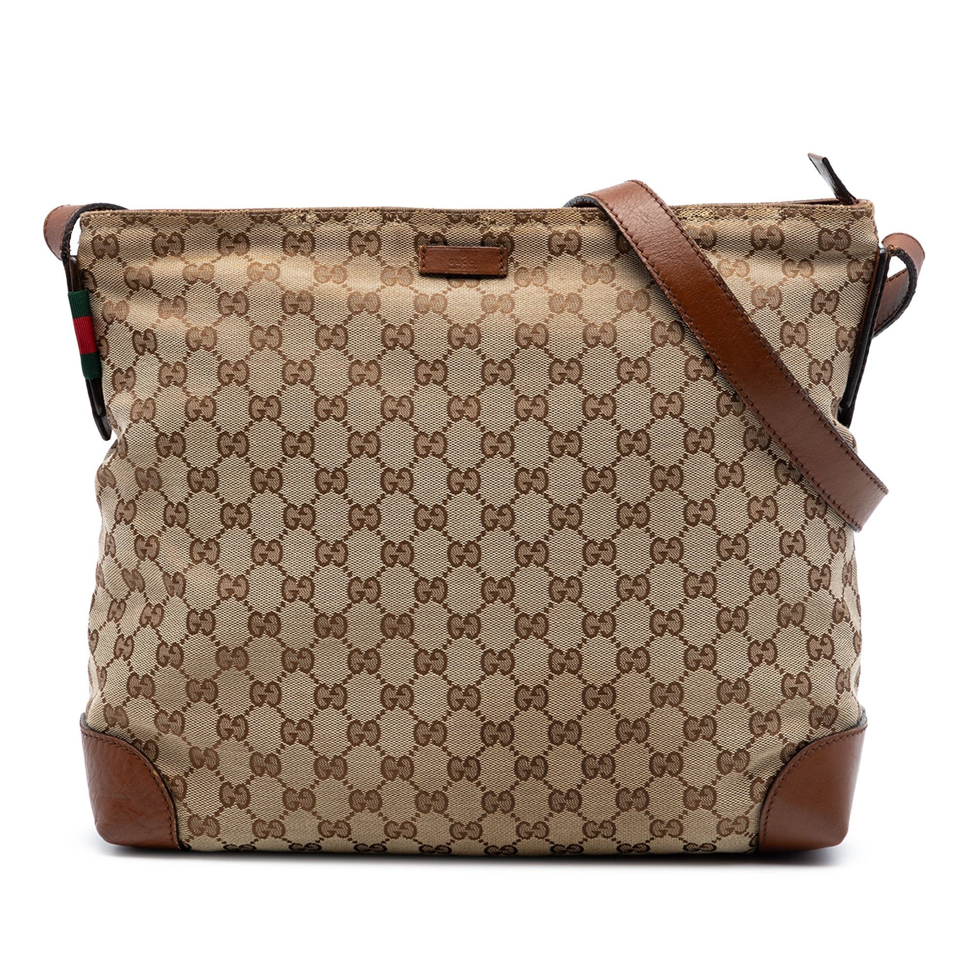 Lady Web leather handbag