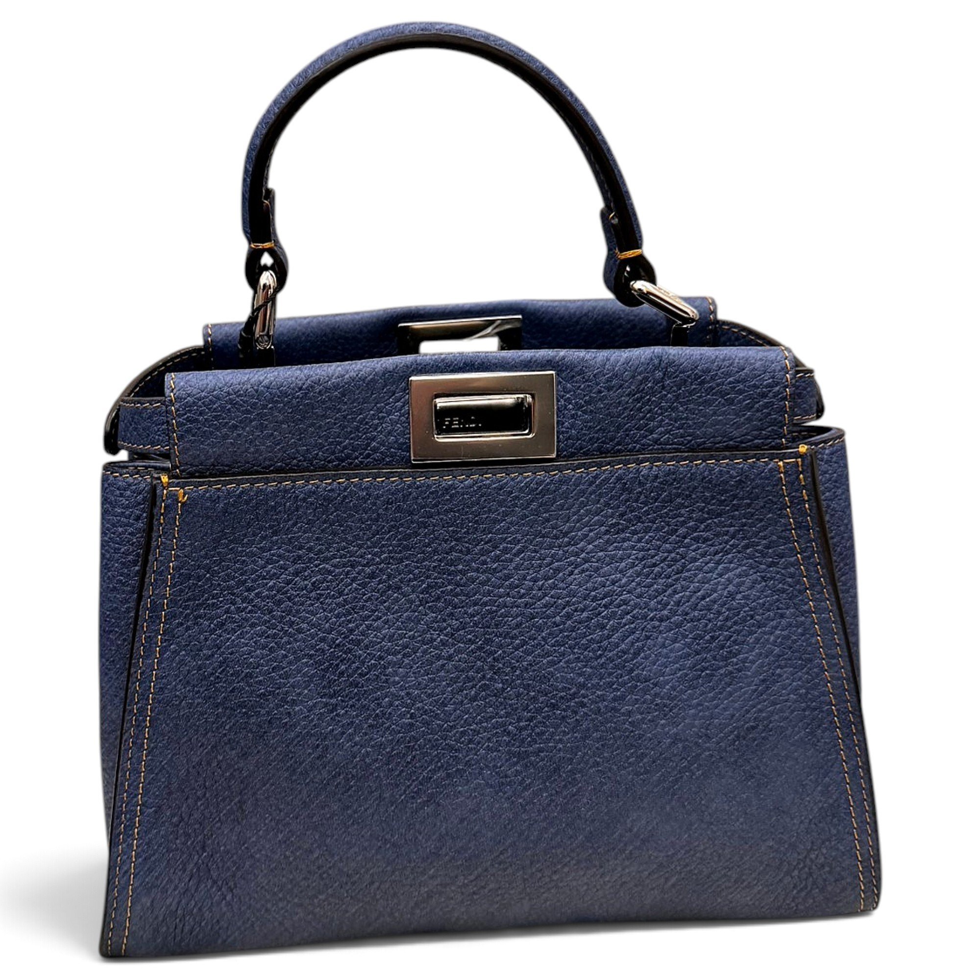 Peekaboo leather handbag