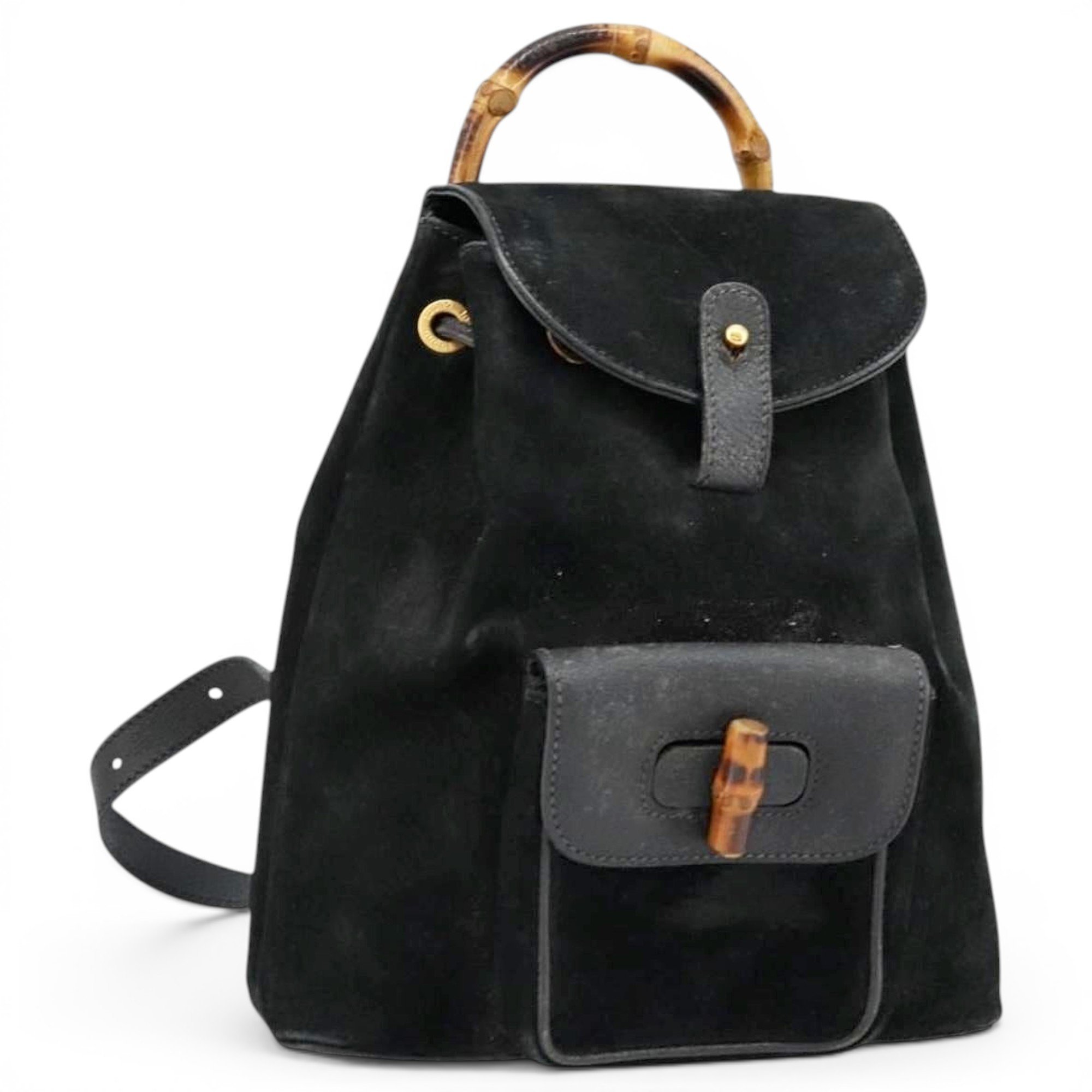 Leather backpack