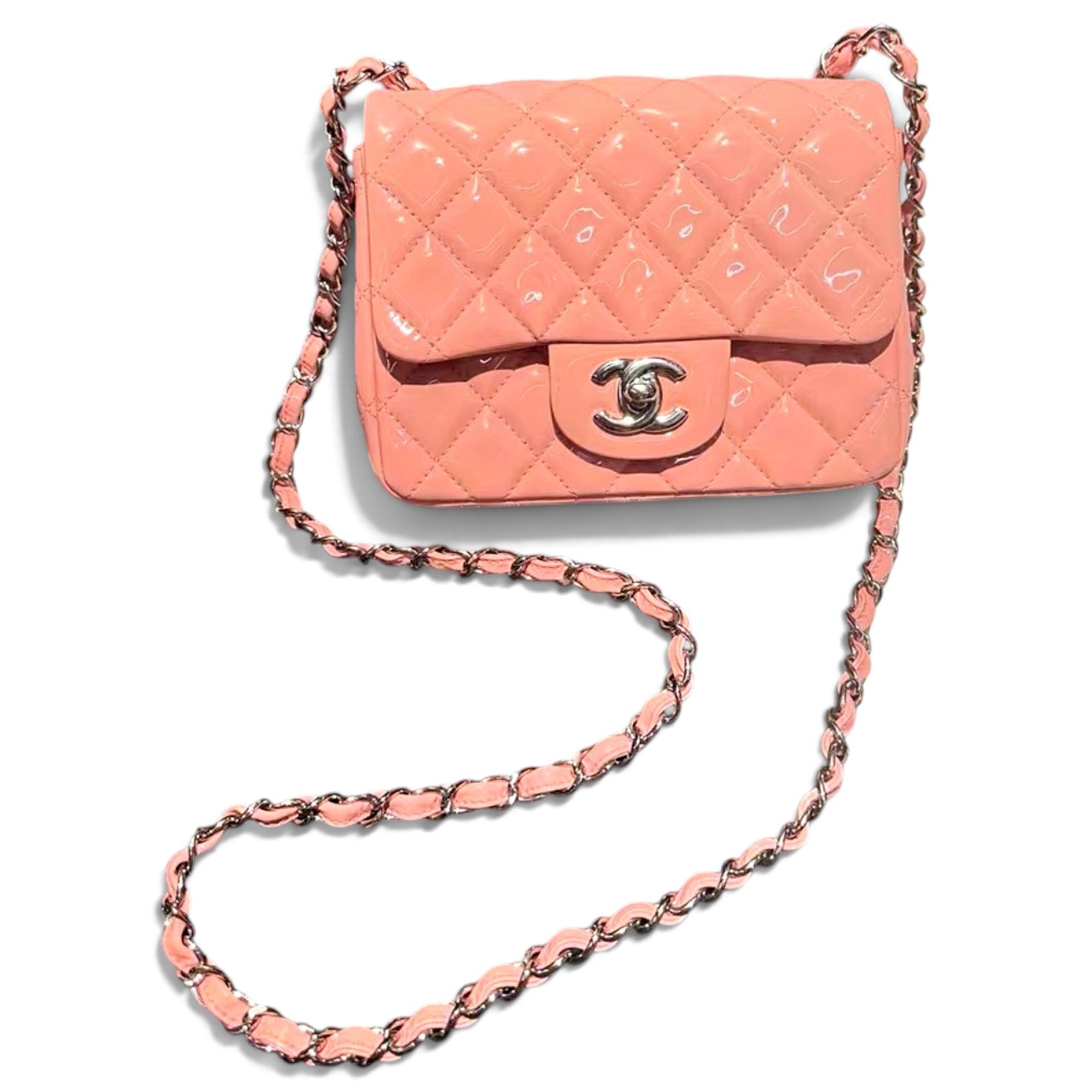 Timeless/Classique patent leather handbag