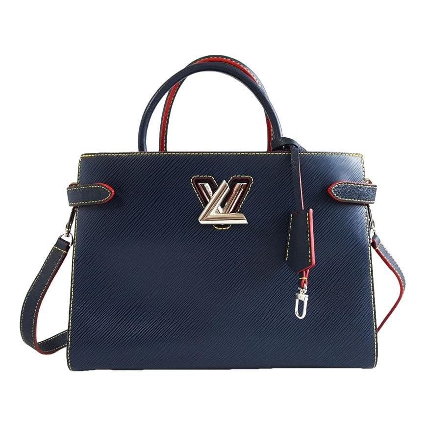 Twist leather handbag