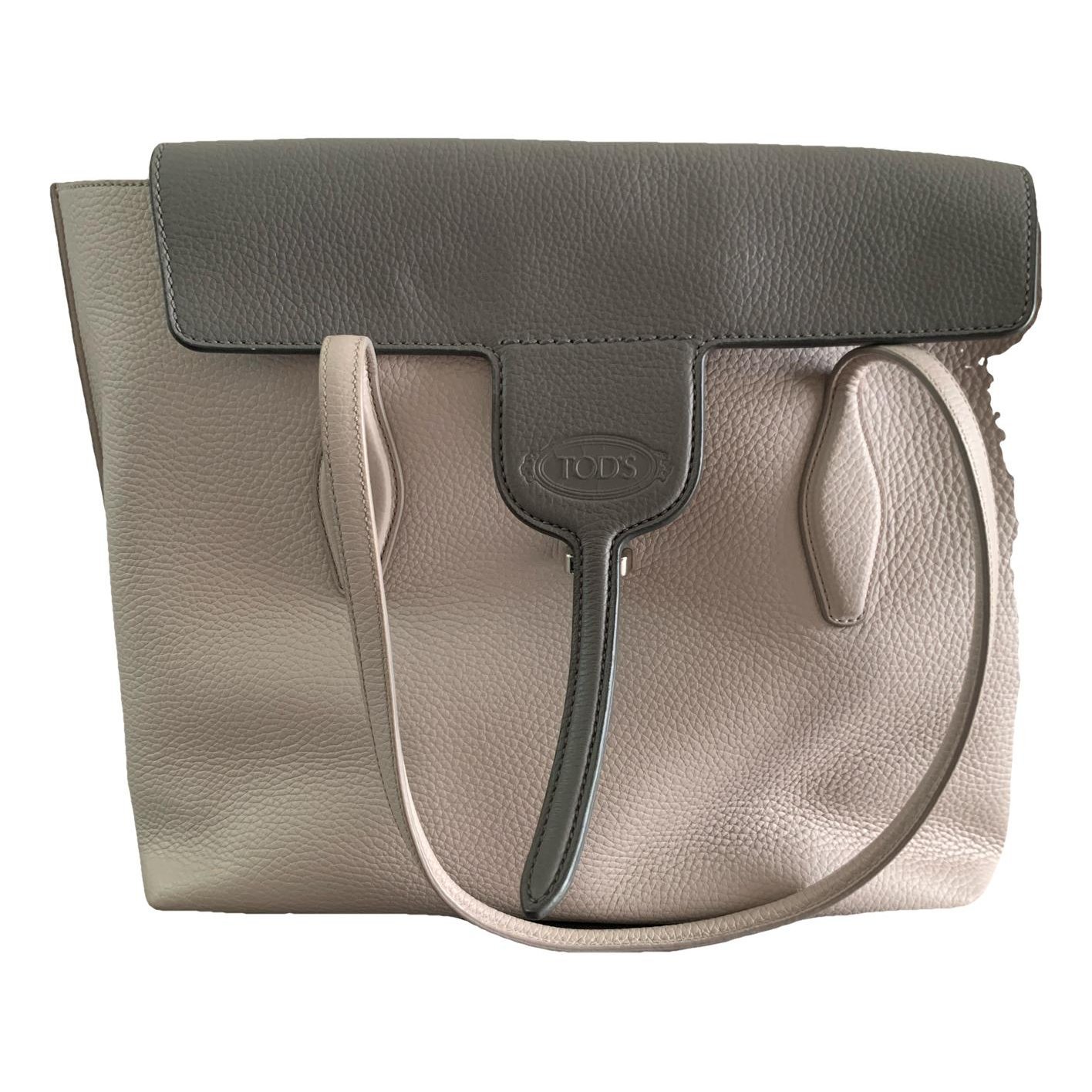 Leather tote