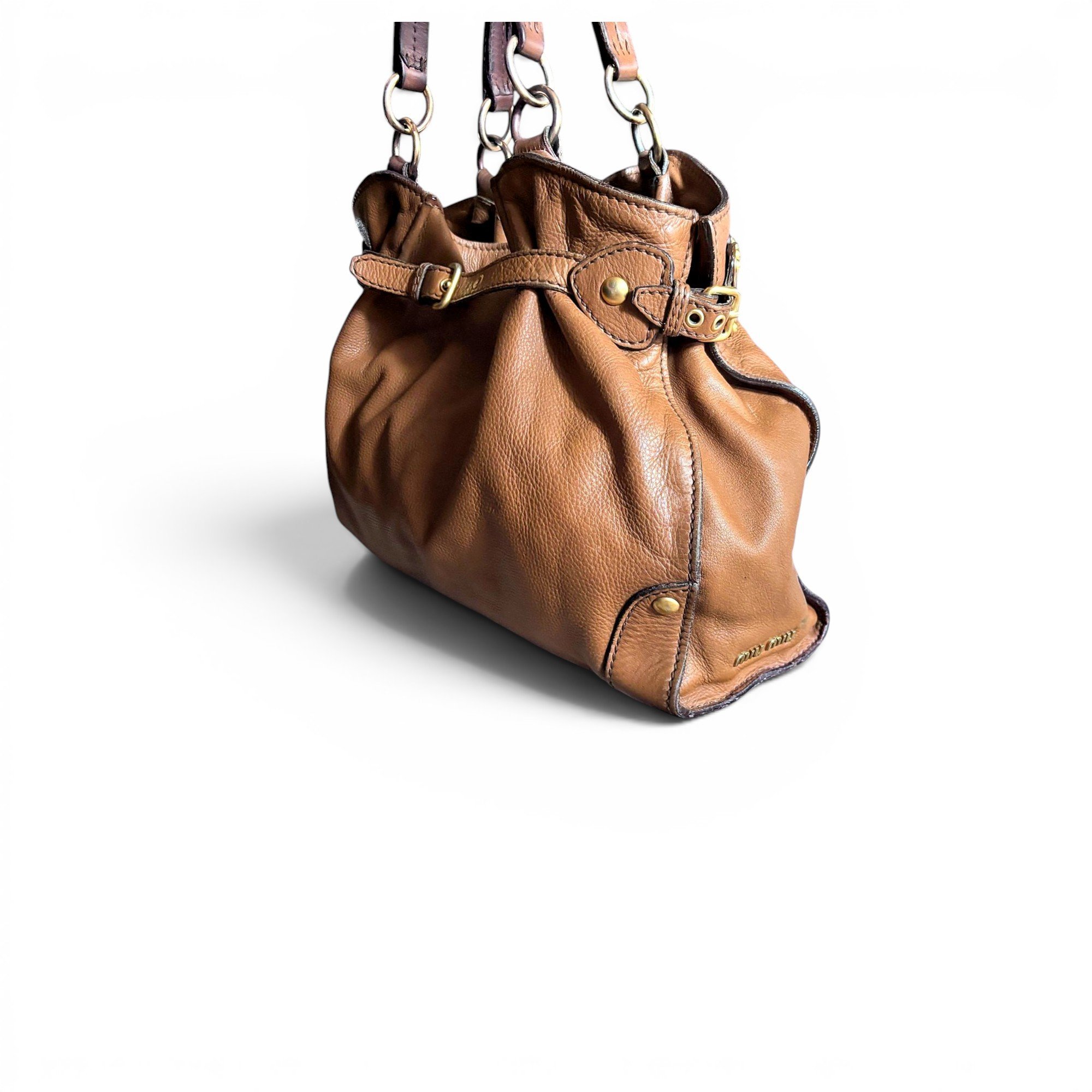 Leather handbag