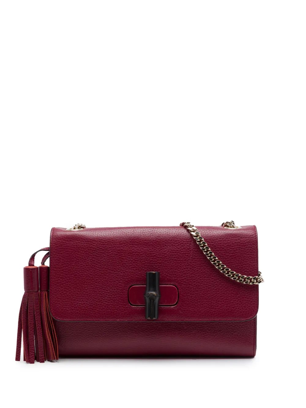 2016-2026 Medium Leather Miss Bamboo crossbody bag