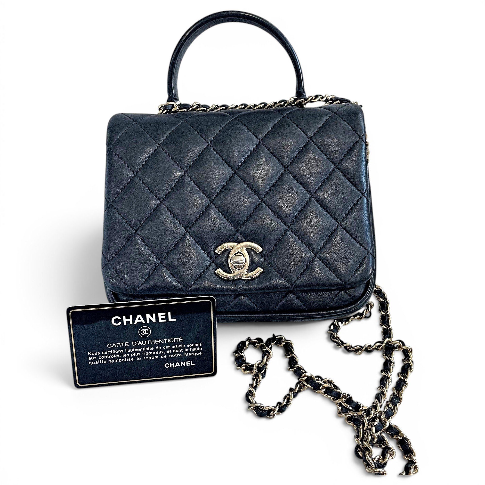 Leather handbag