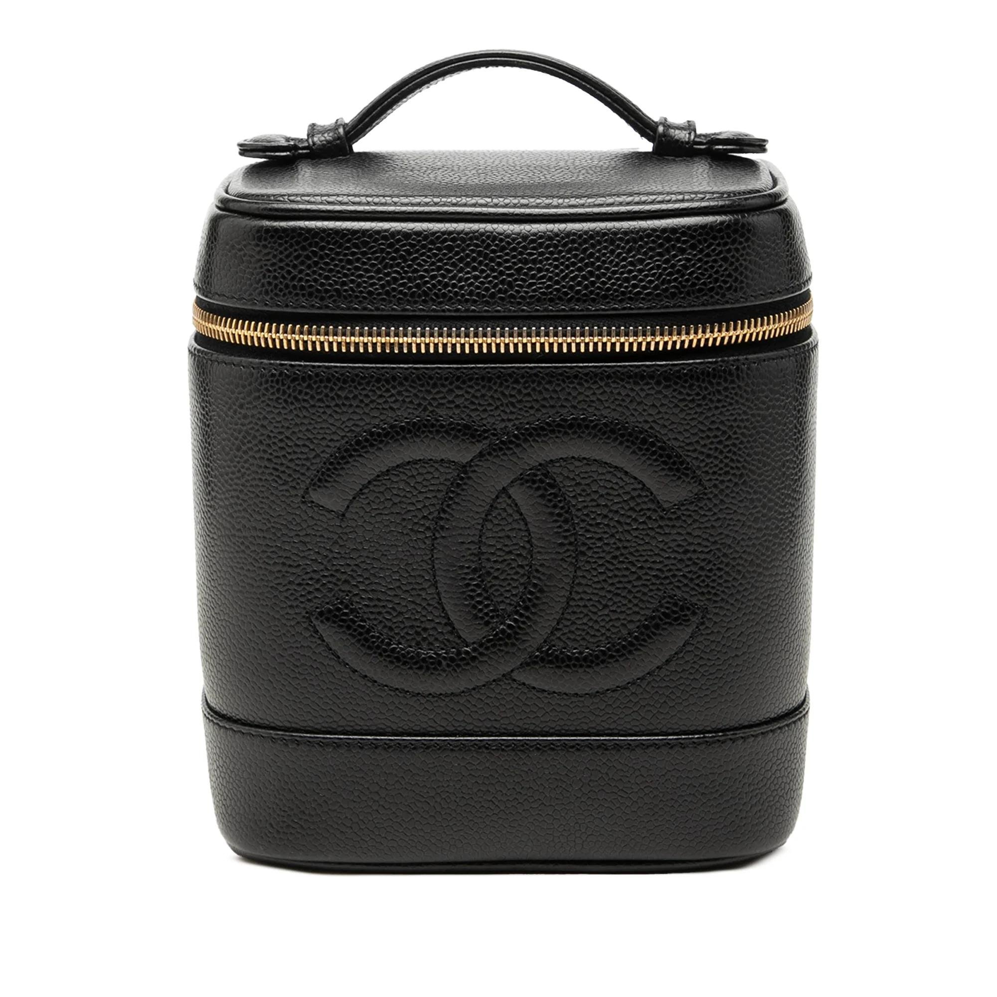 Vanity leather handbag