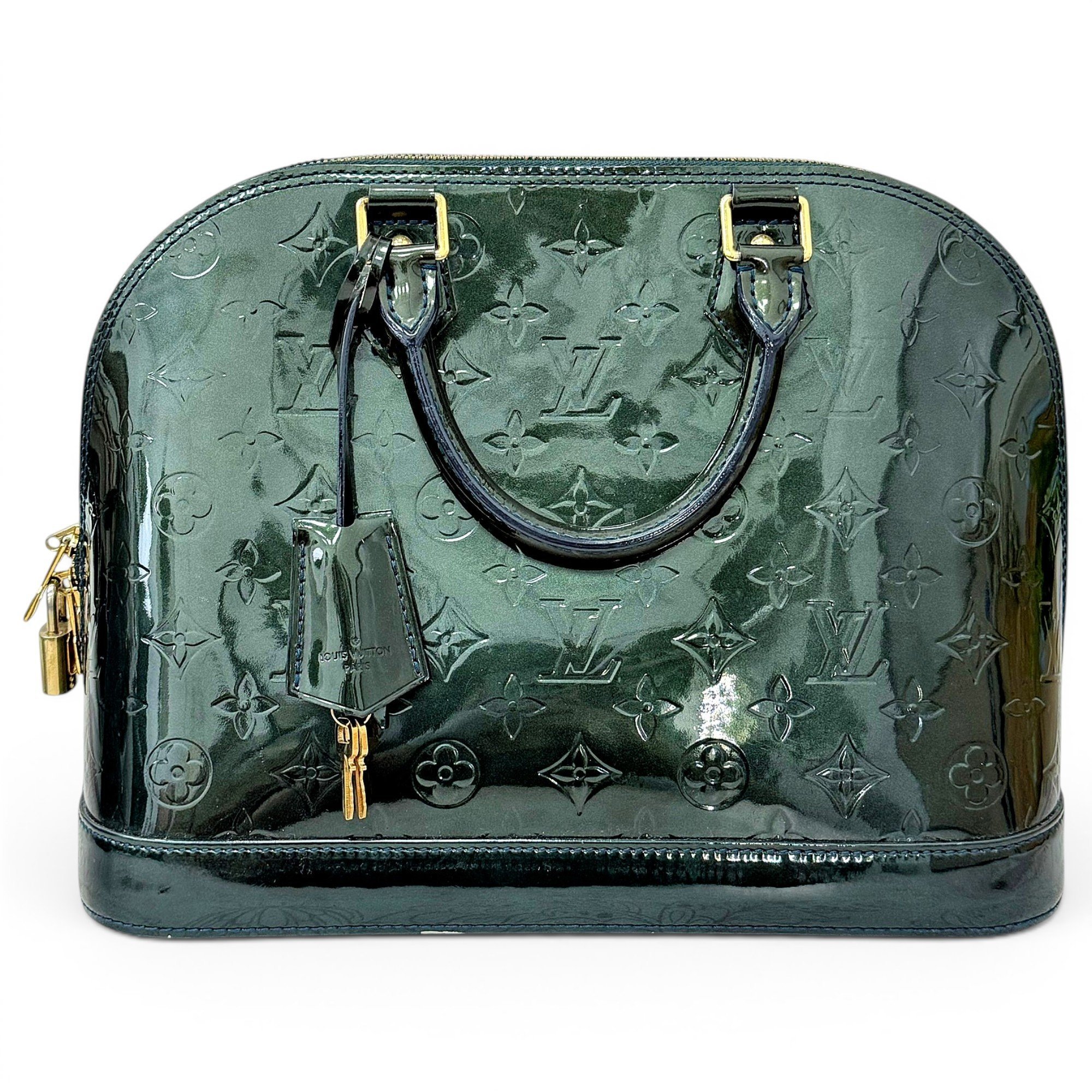 Alma BB patent leather handbag
