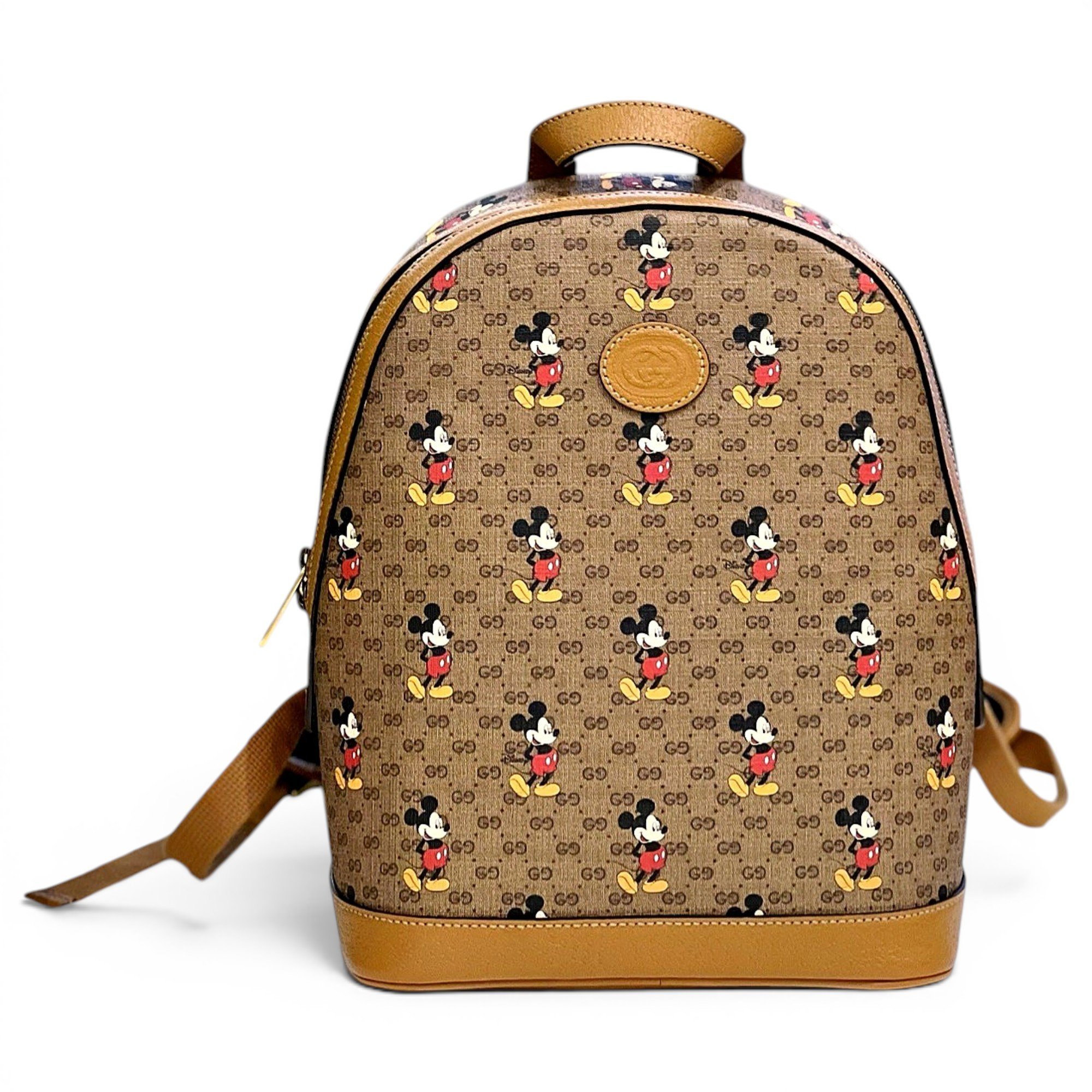 Leather backpack