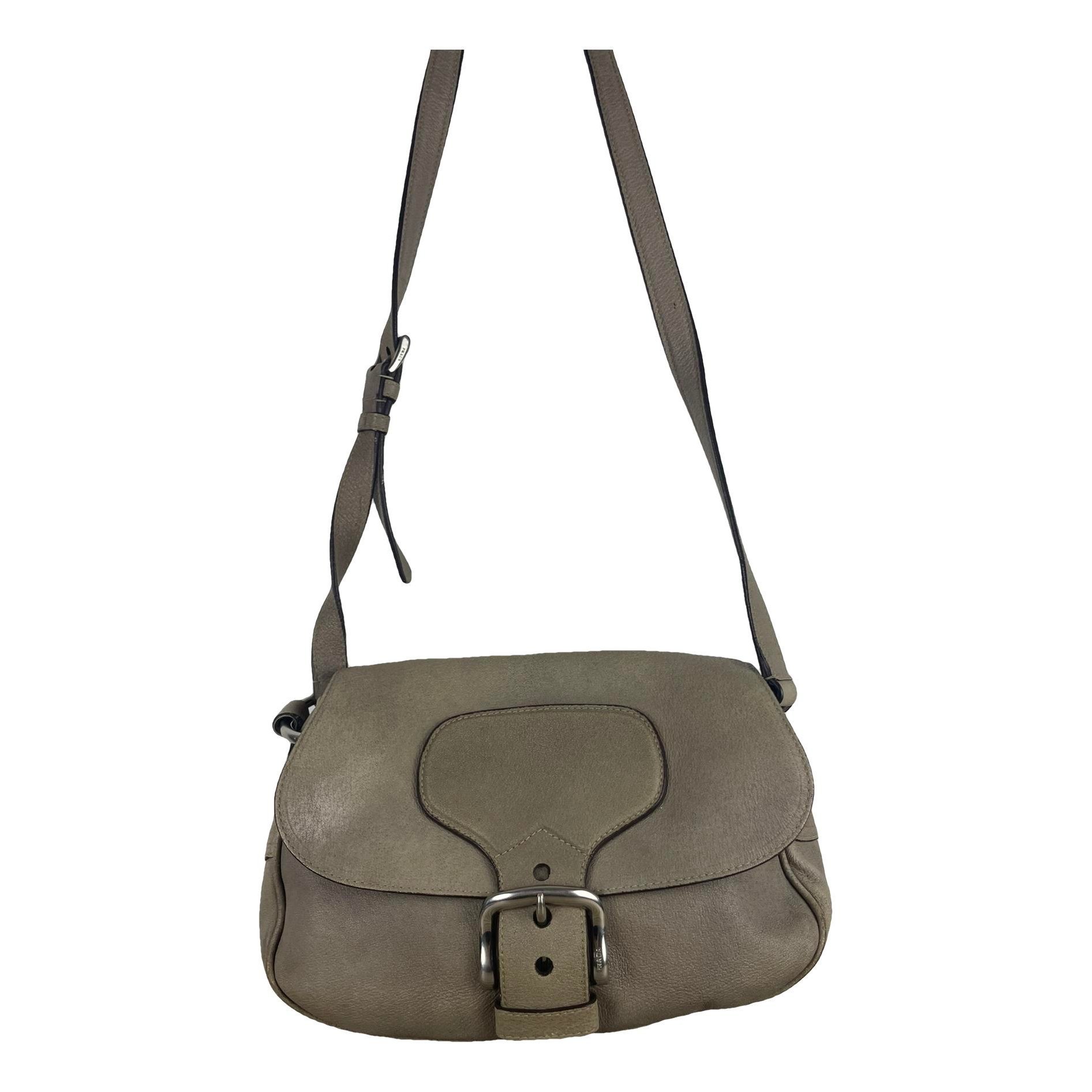 Leather crossbody bag