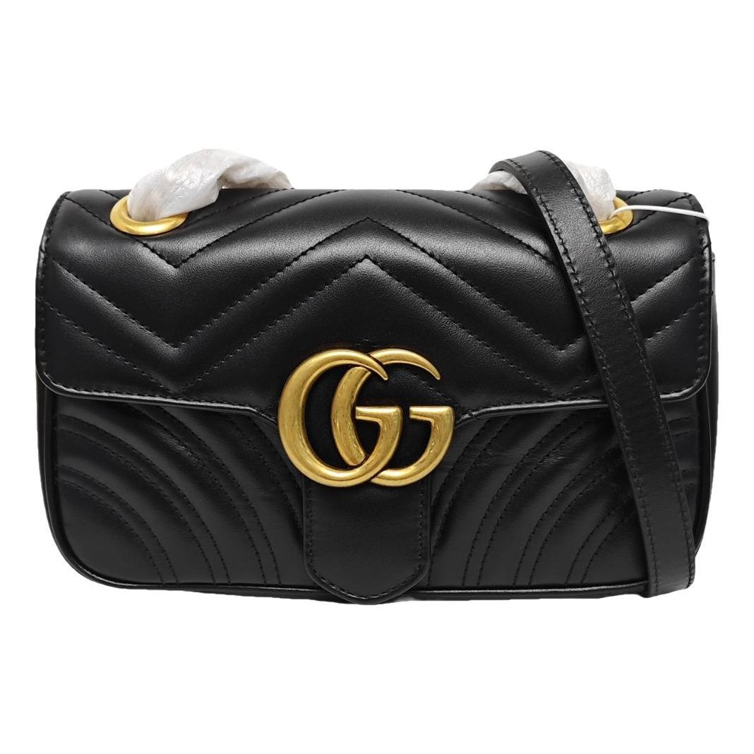 GG Marmont Flap leather crossbody bag