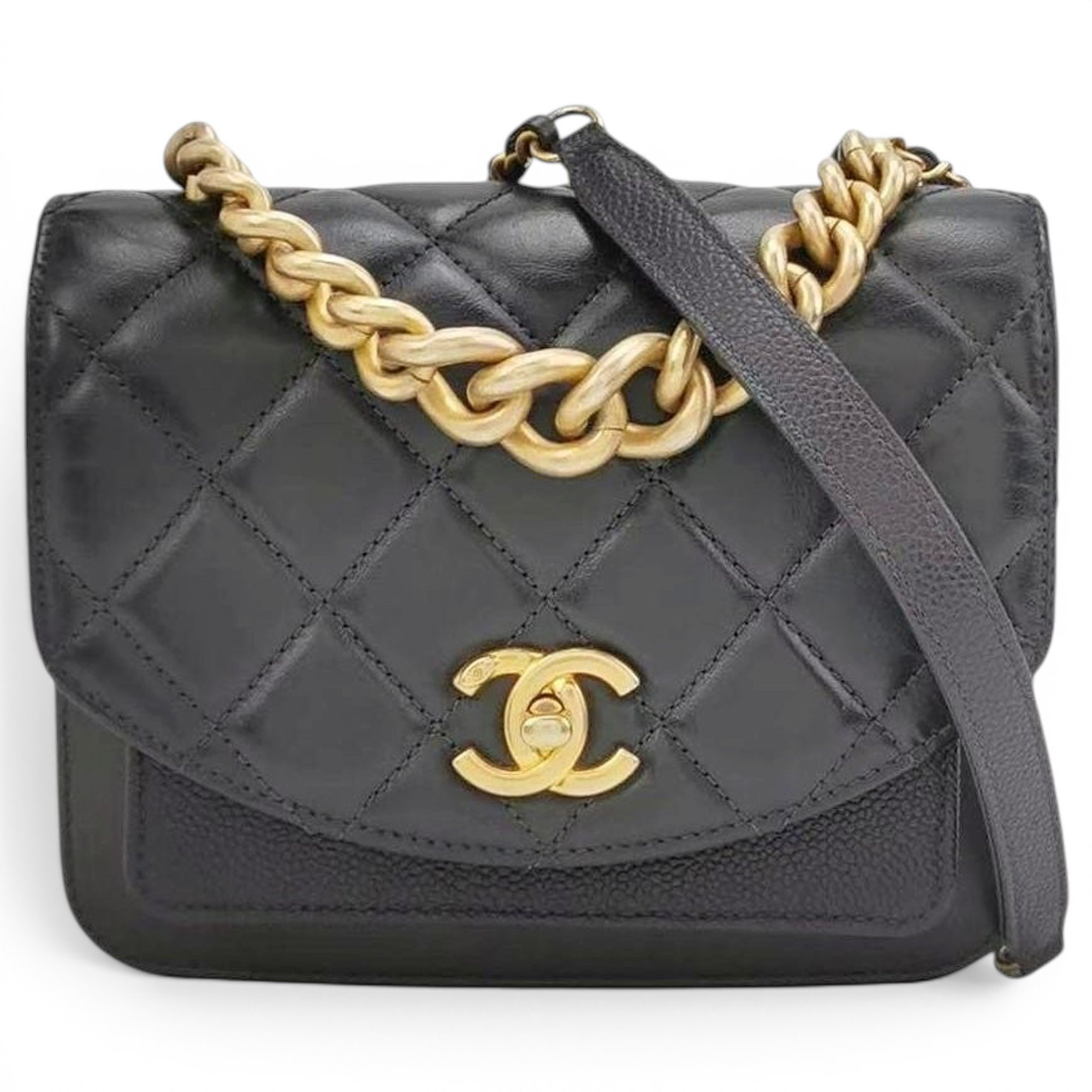 All About Chains leather handbag