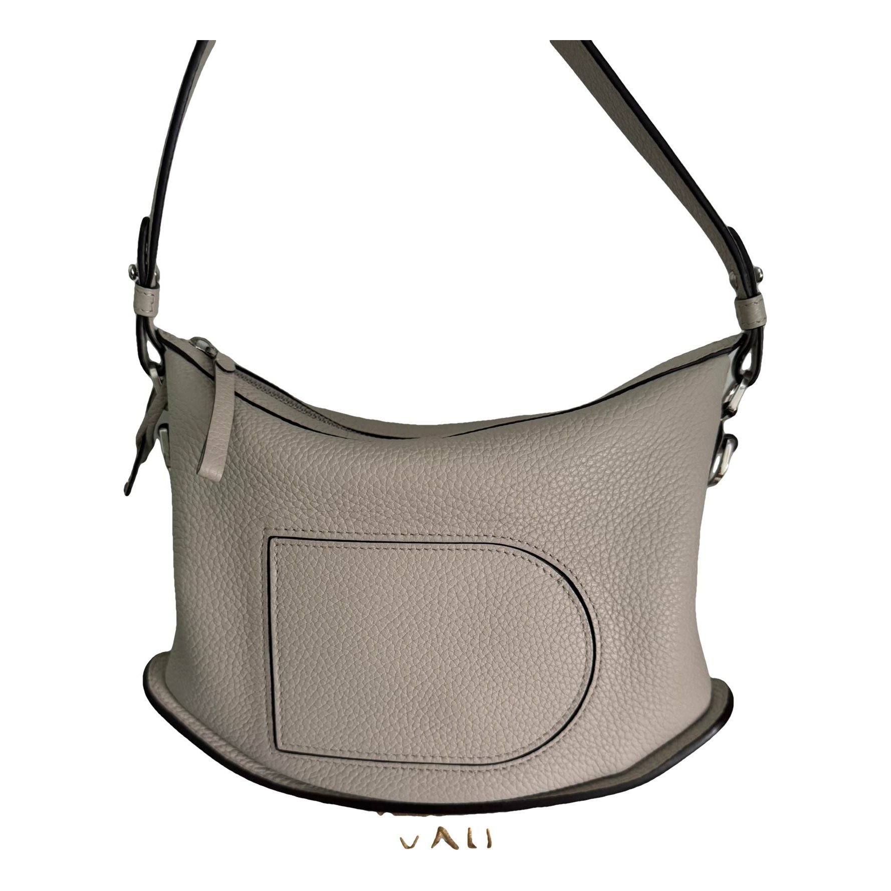 Pin leather handbag