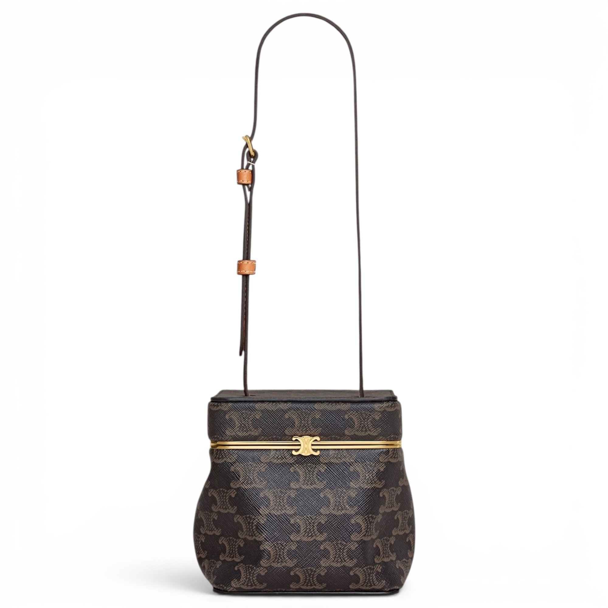 Triomphe leather handbag
