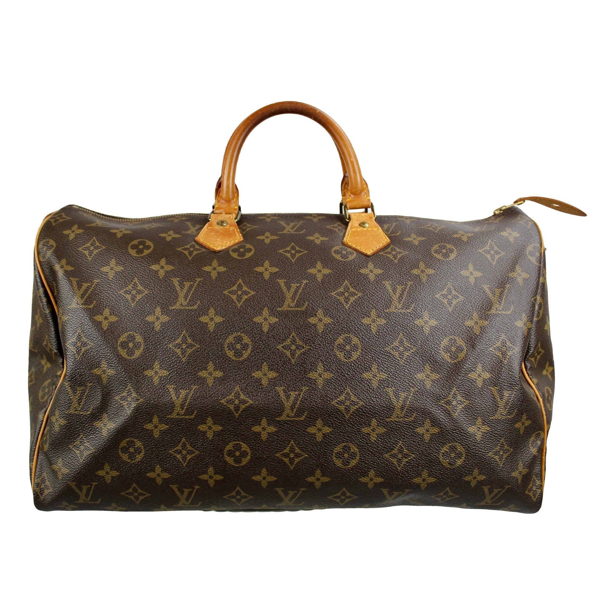 Speedy leather handbag