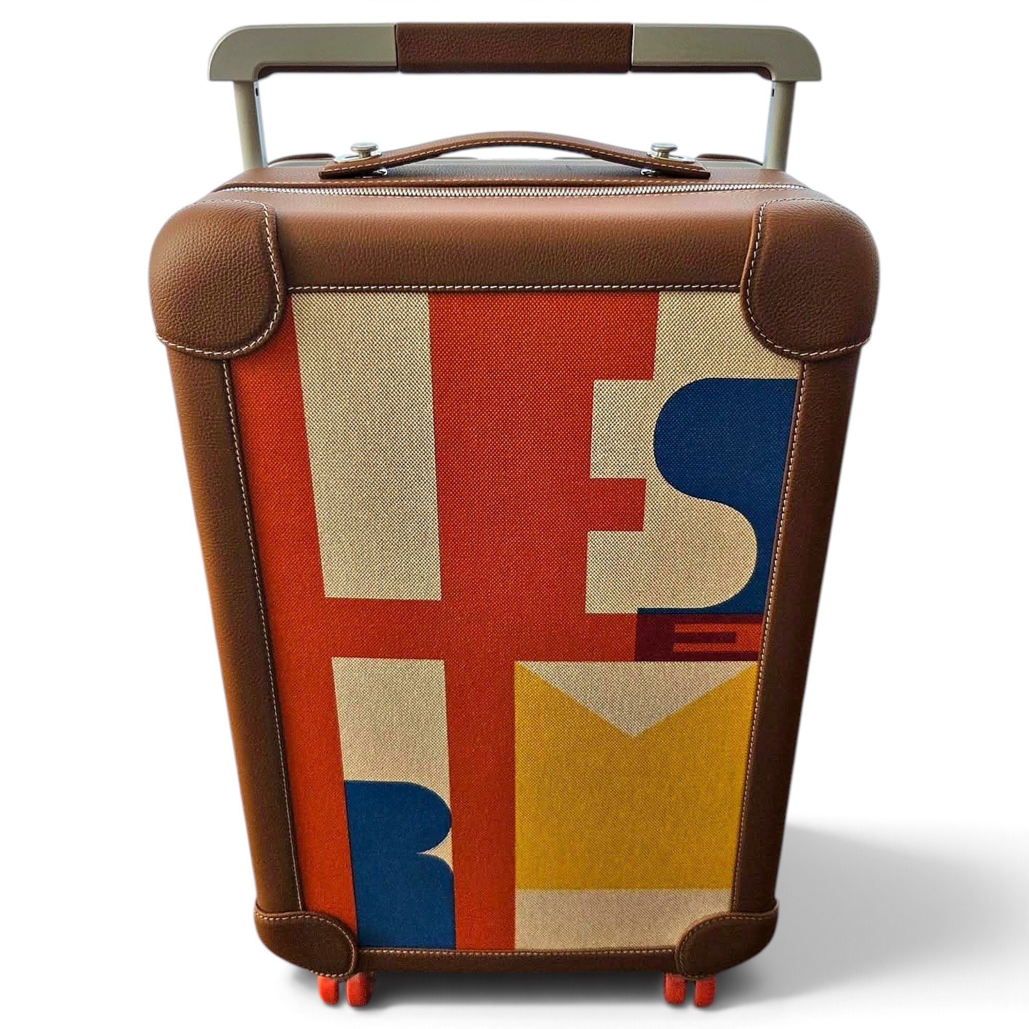 Leather travel bag
