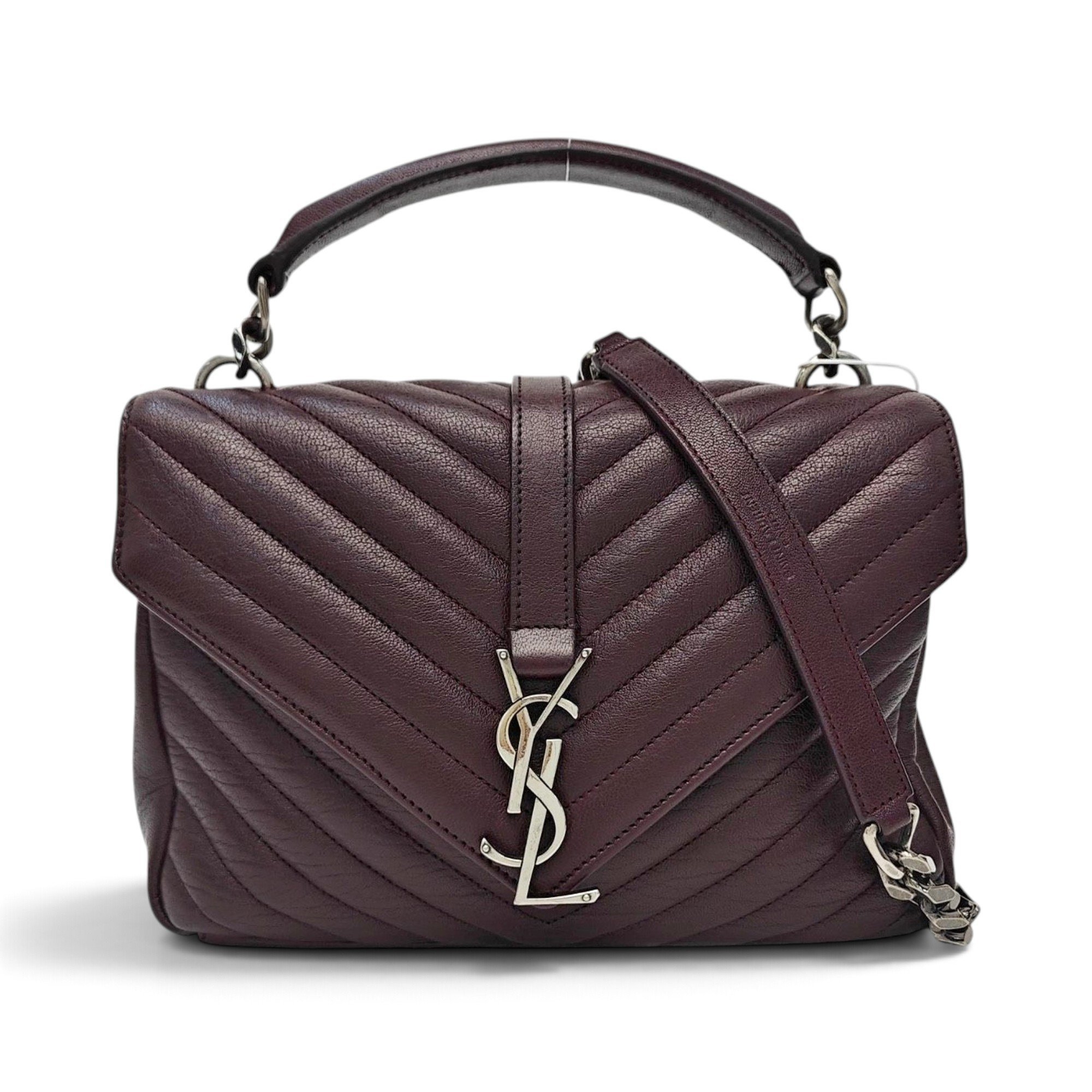 Collége monogramme leather handbag