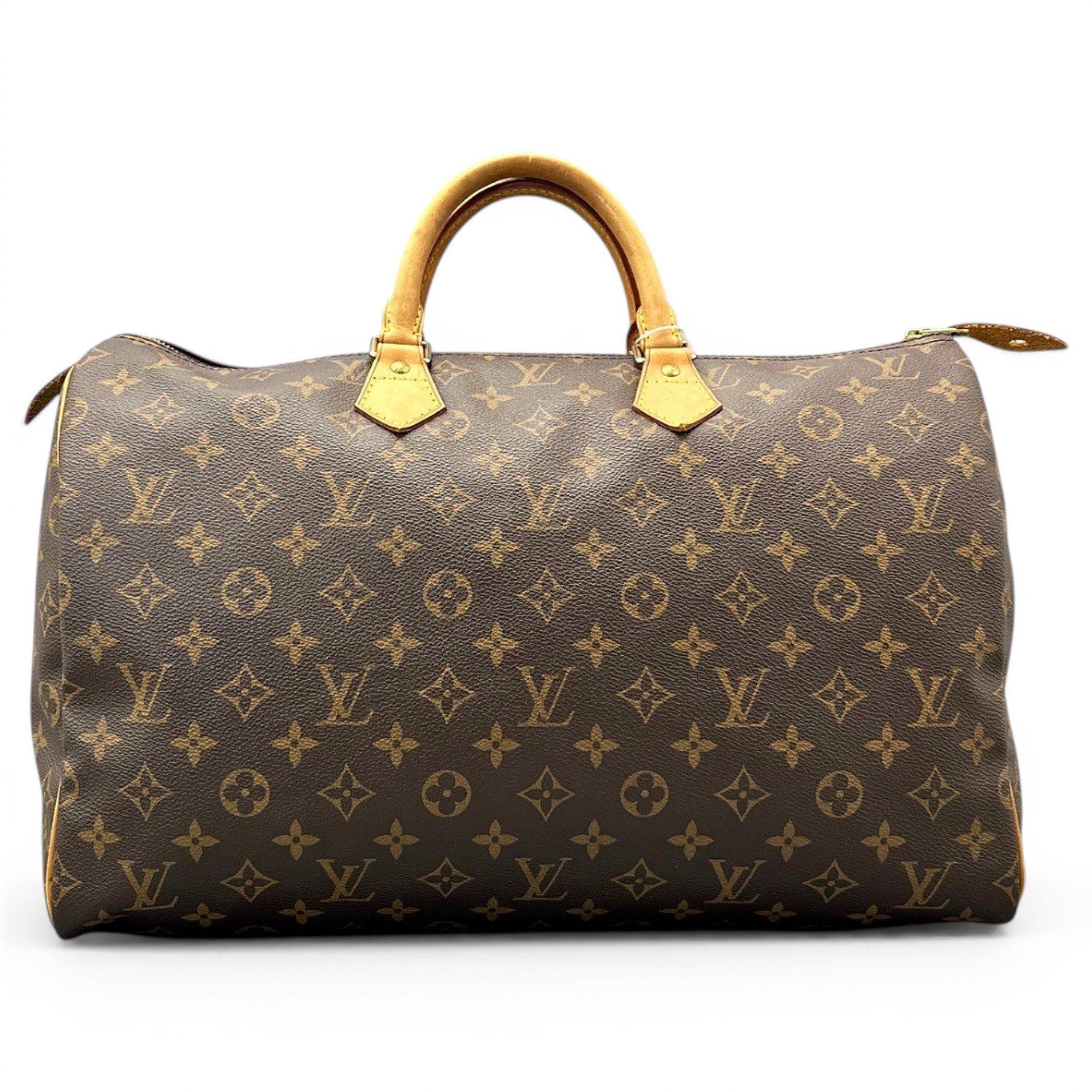 Speedy leather handbag