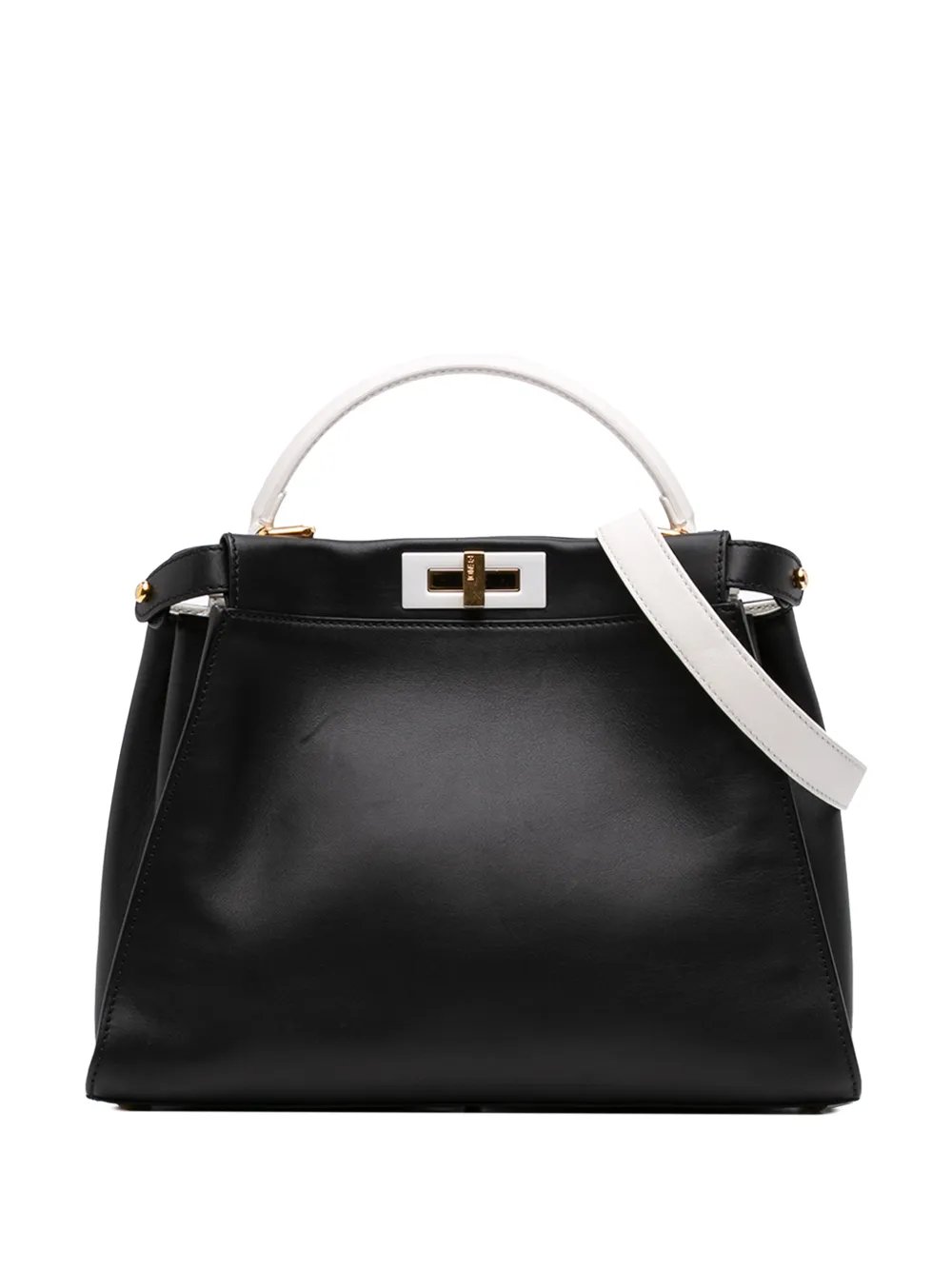 2010-2026 Medium Bicolor Leather Peekaboo ISeeU satchel