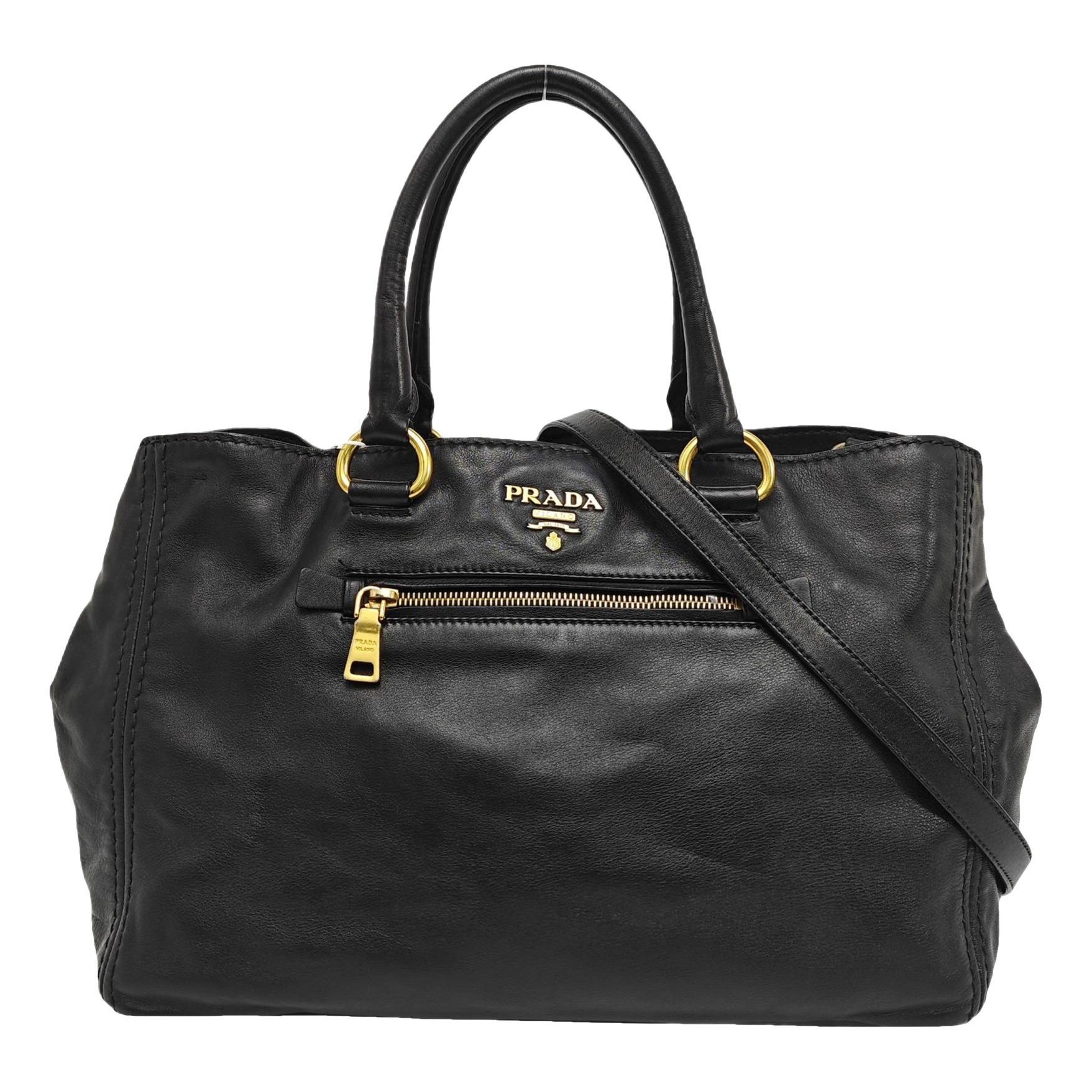 Galleria leather handbag