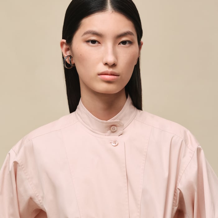 Rose Palomino Drawstring Dress