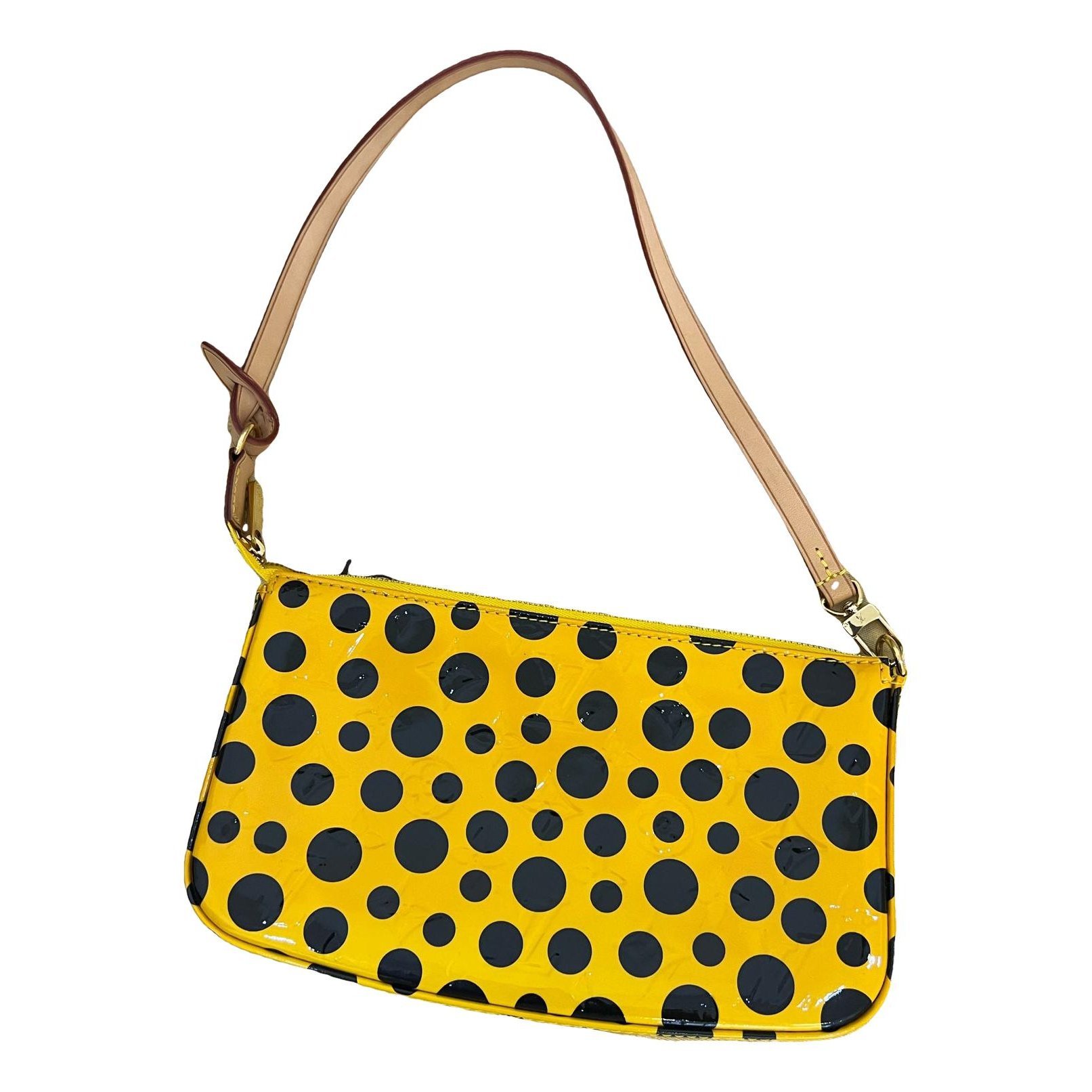 Pochette Accessoire patent leather handbag