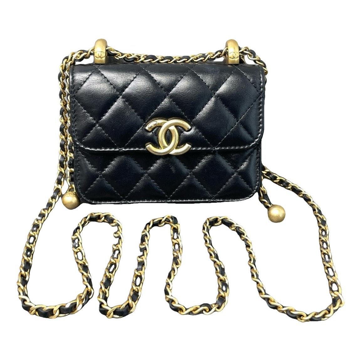 Leather mini bag