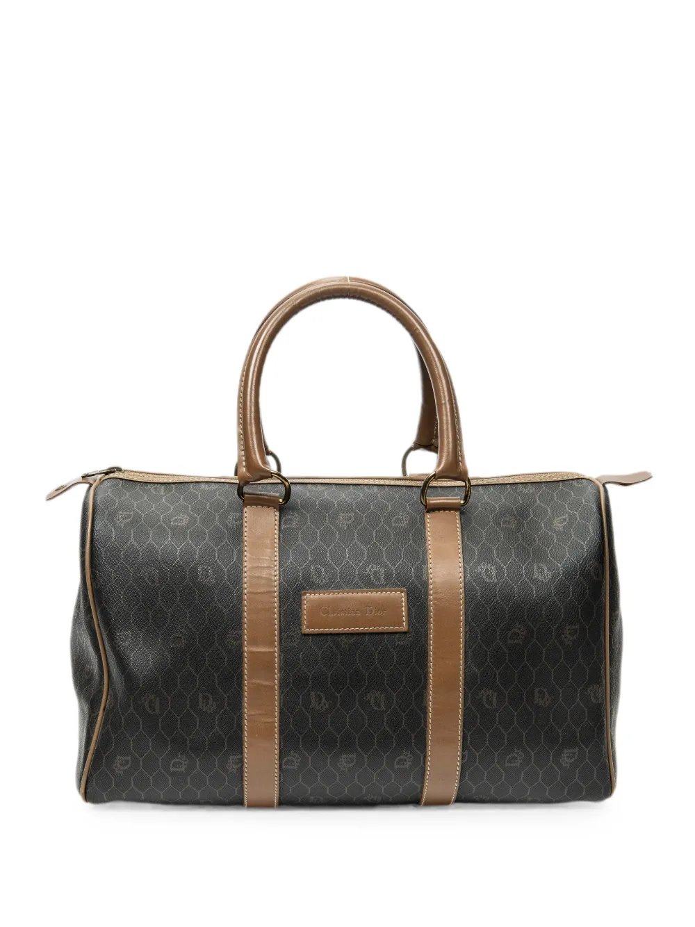 Honey-comb Boston handbag