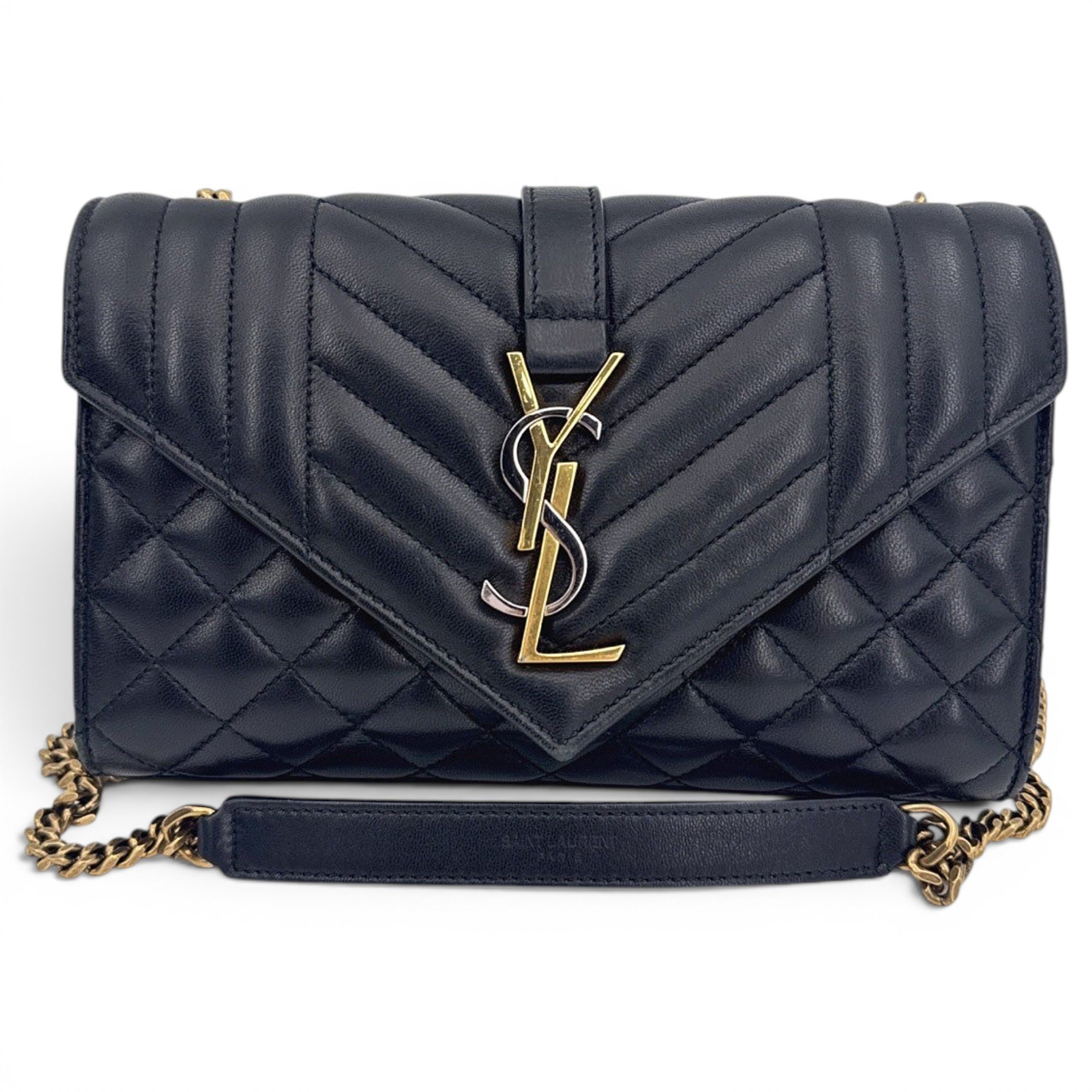 Collége monogramme leather handbag