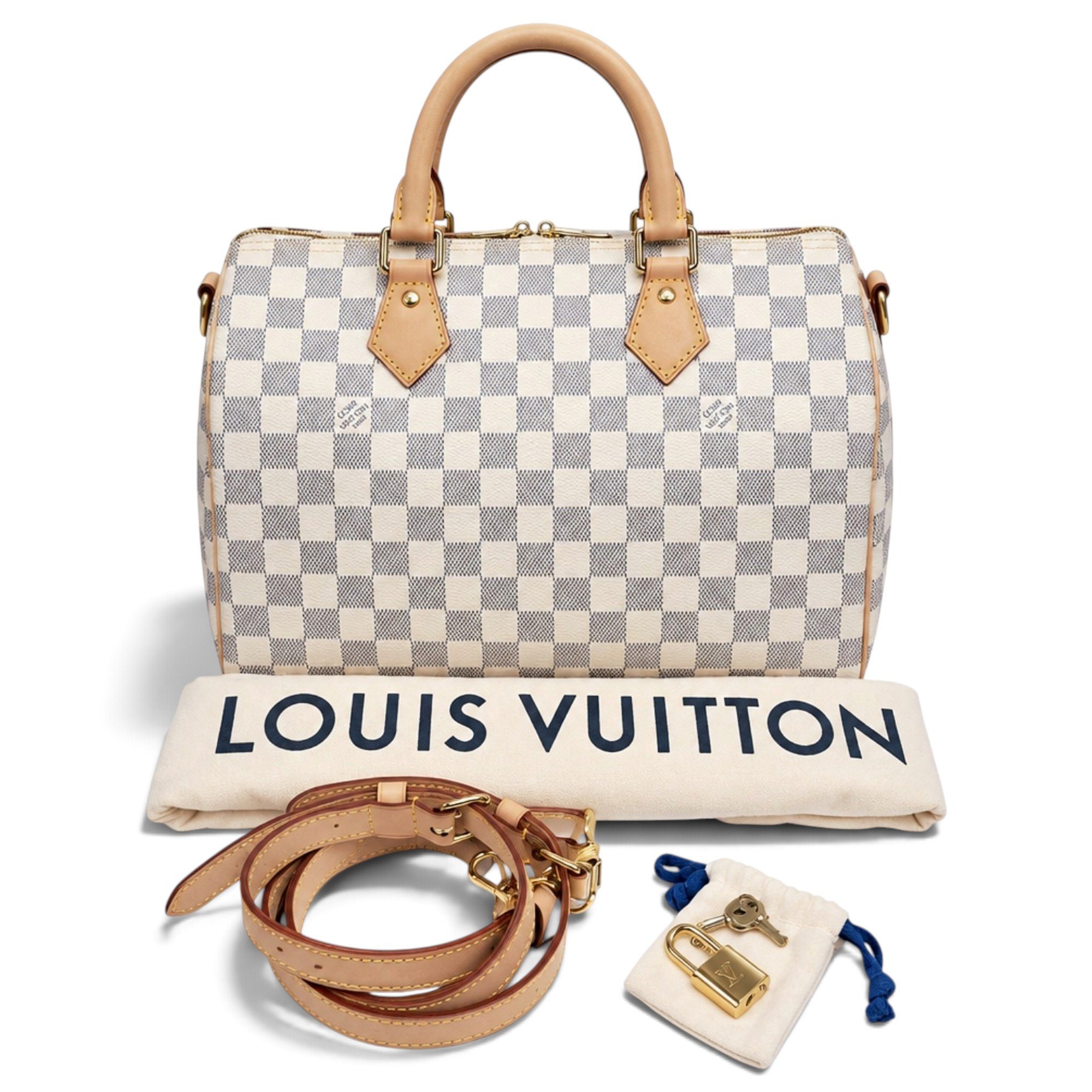 Louis Vuitton Speedy Bandoulière leather crossbody bag