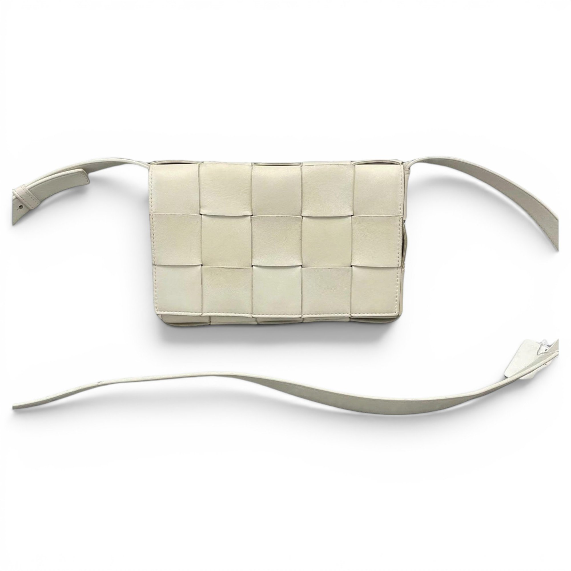 Cassette leather crossbody bag
