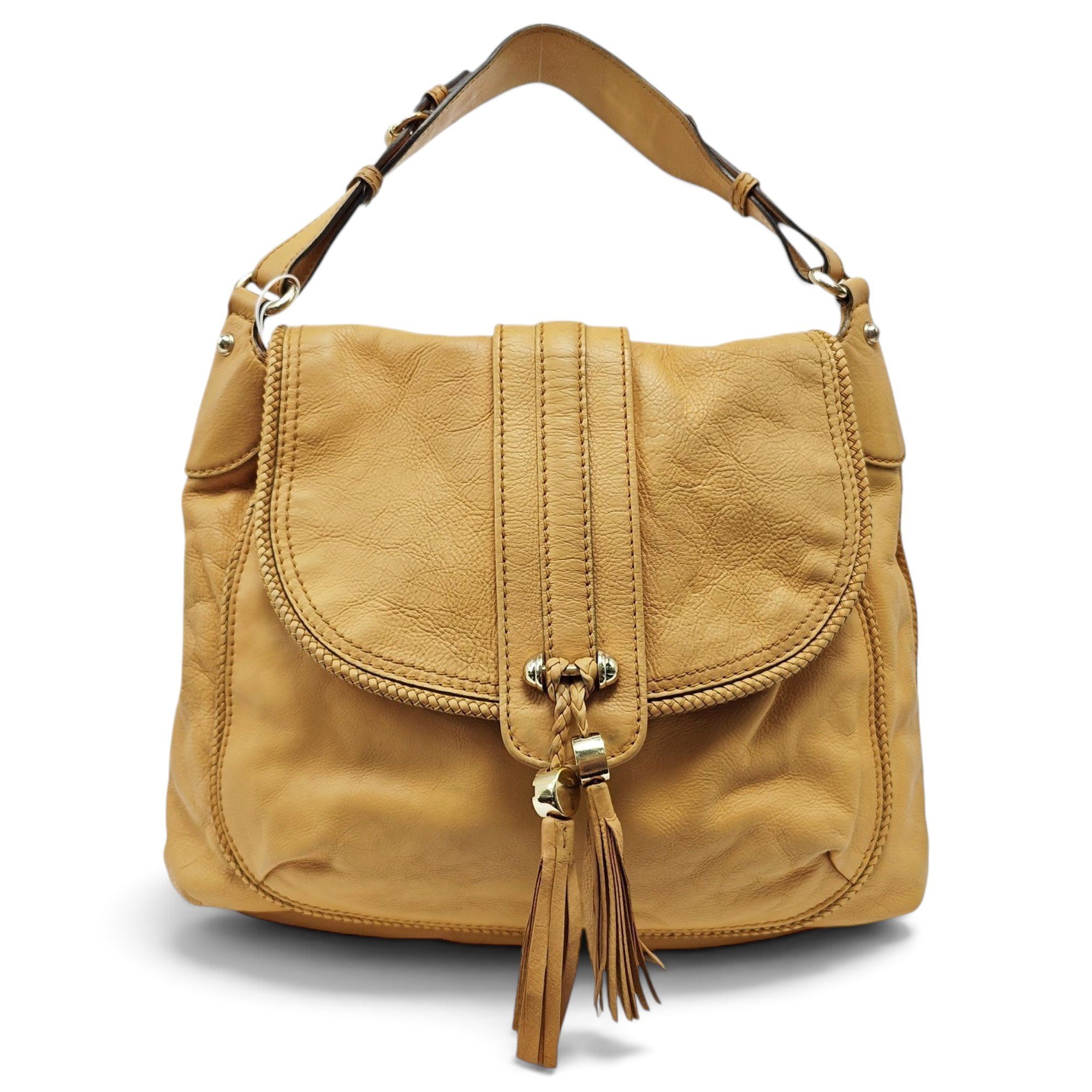 Dôme leather handbag
