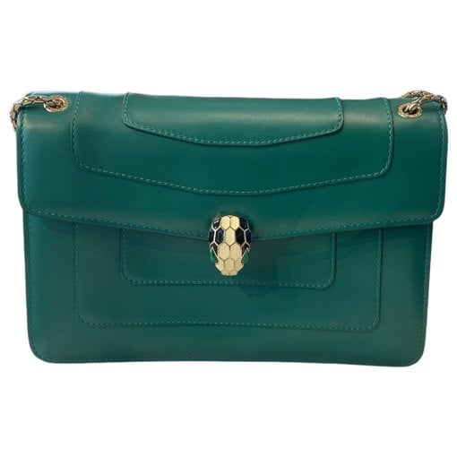 Serpenti leather handbag