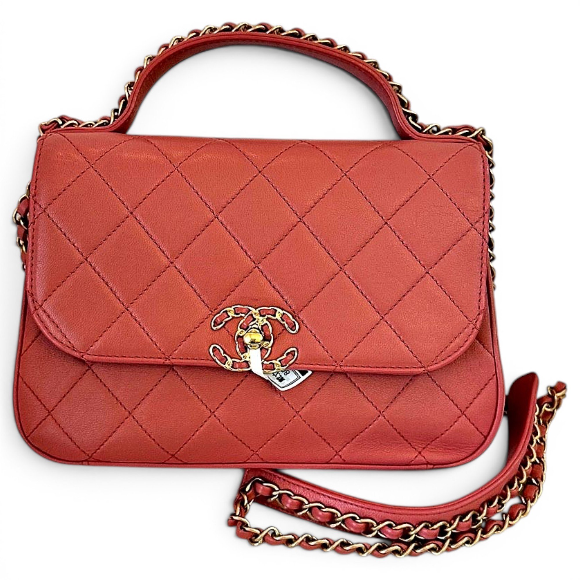 Coco Handle leather handbag