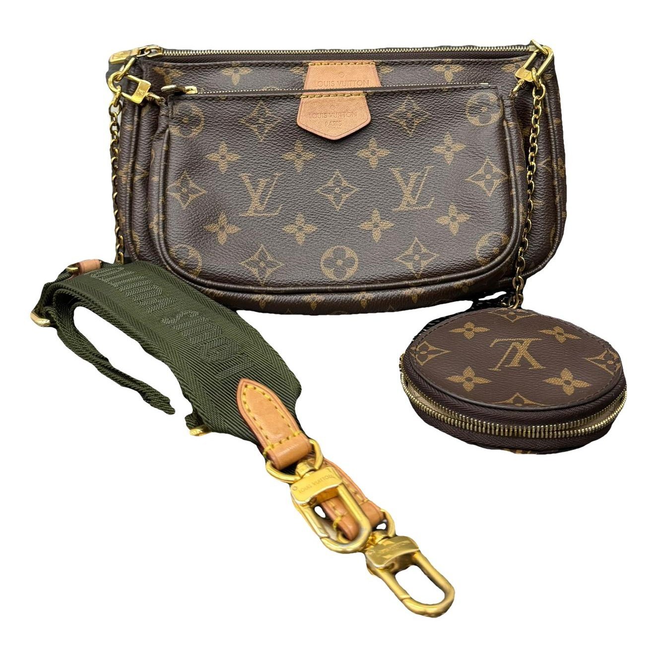Multi Pochette Accessoires leather handbag