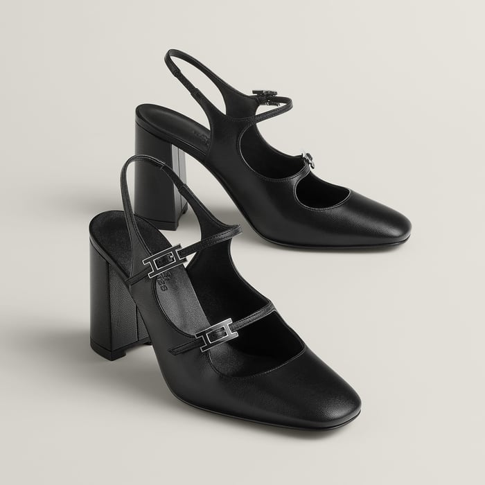 Noir Jackie 90 Pump