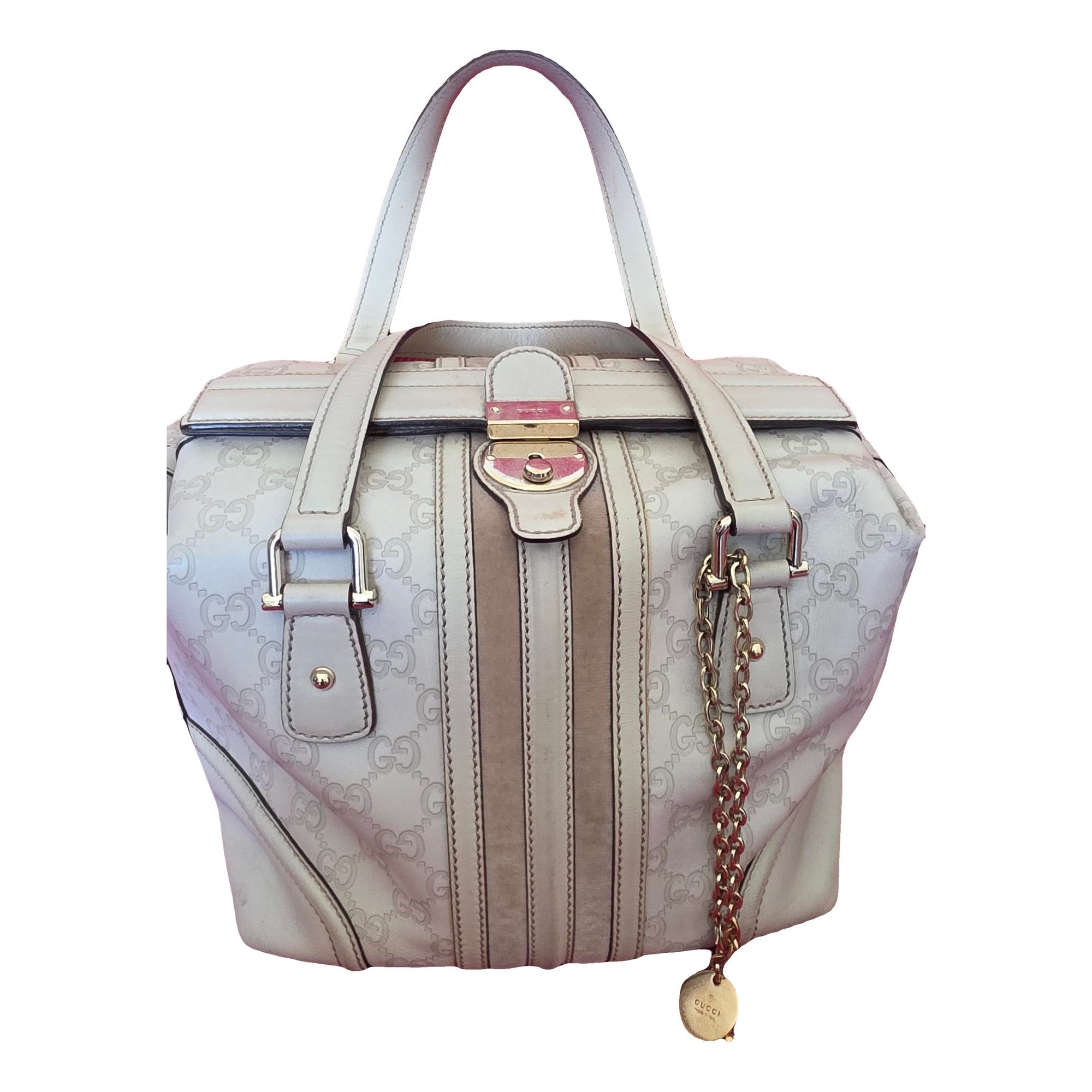 Ophidia Boston leather handbag