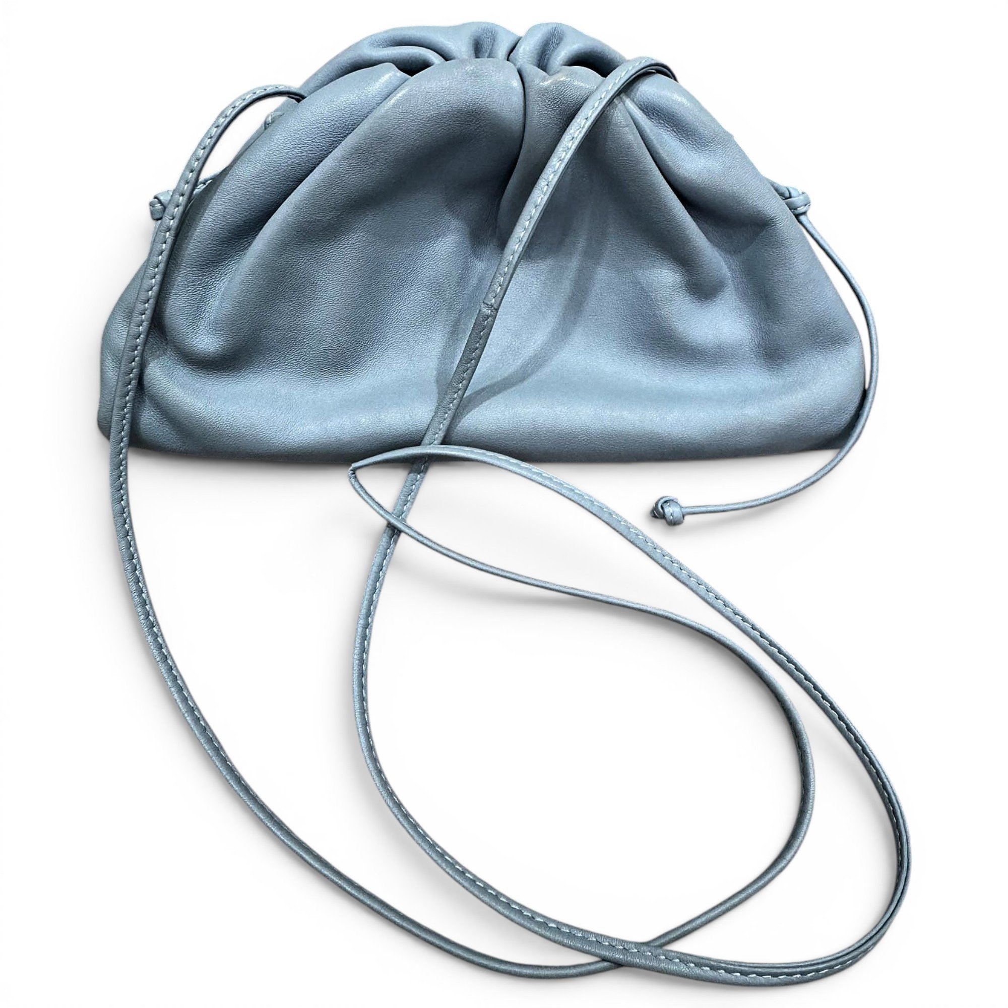 Pouch leather handbag