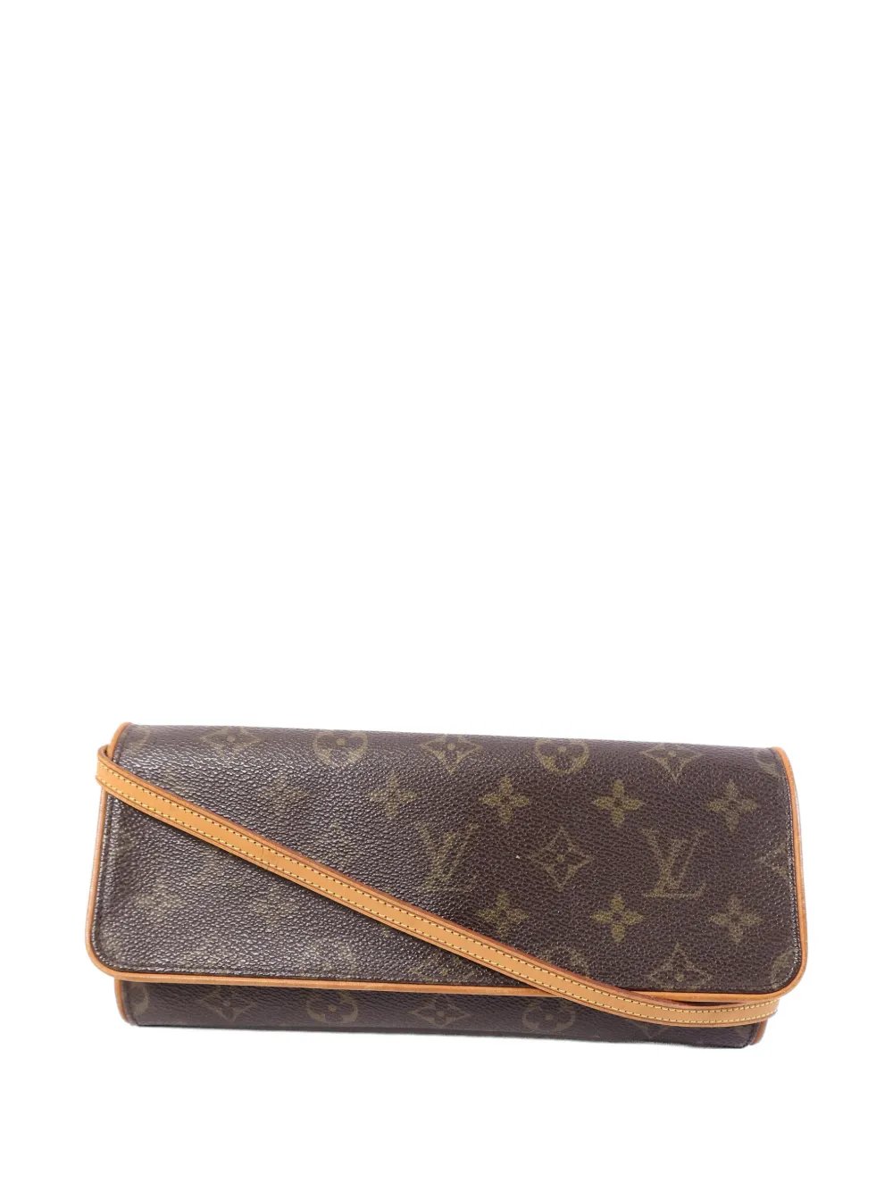 GM Pochette Twin Monogram-pattern clutch bag