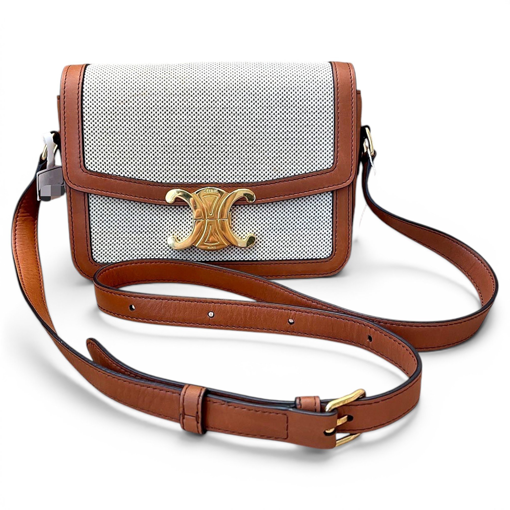 Triomphe cloth handbag