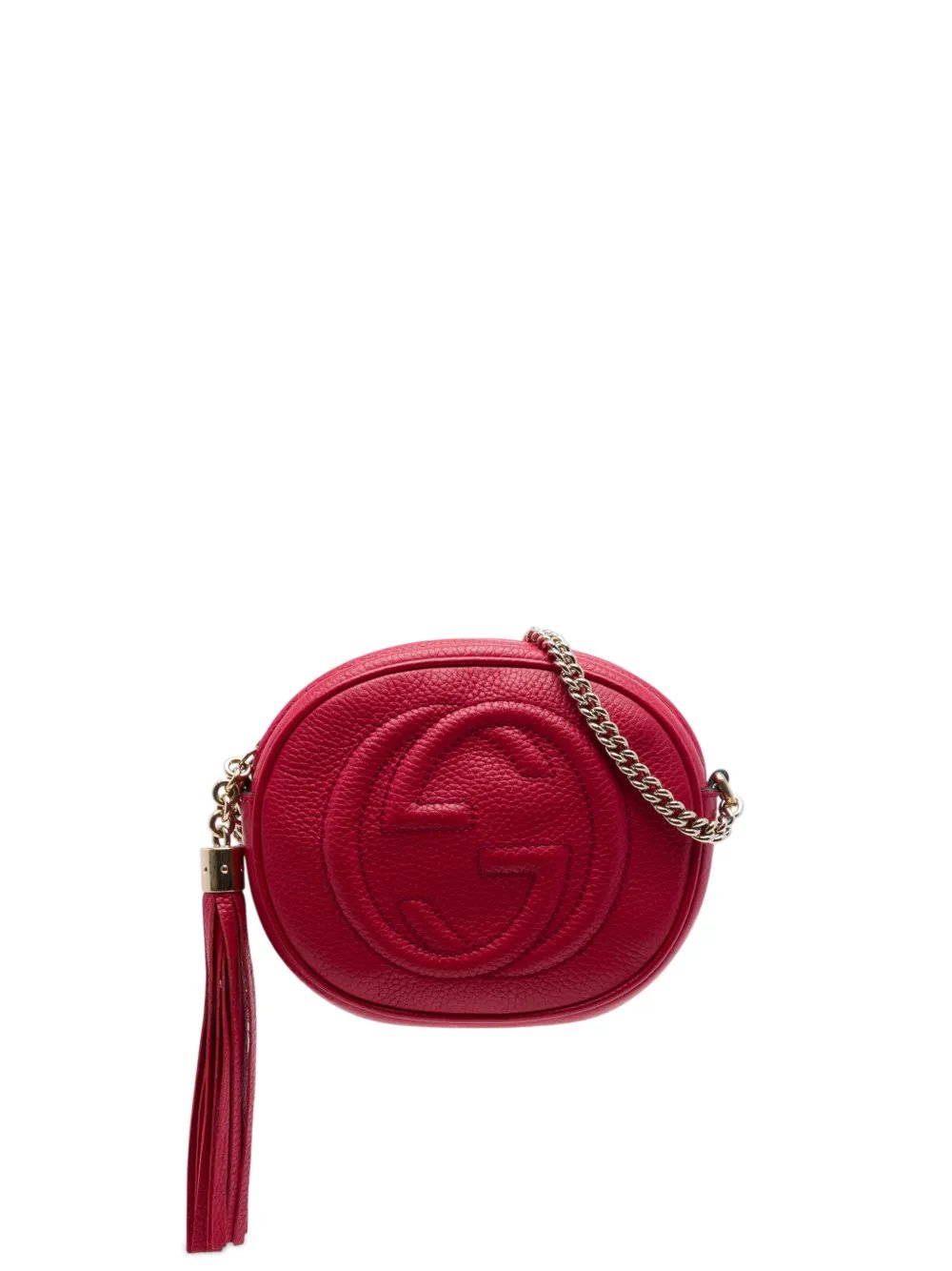 2016-2026 Mini Pebbled Calfskin Soho Chain crossbody bag