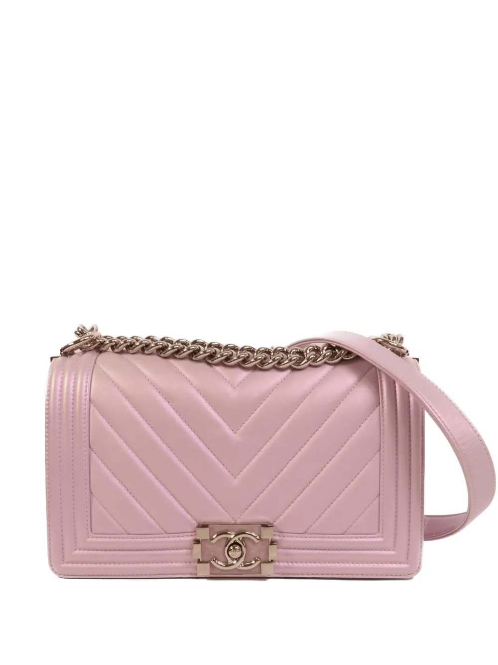 Boy 25 chevron-quilted shoulder bag