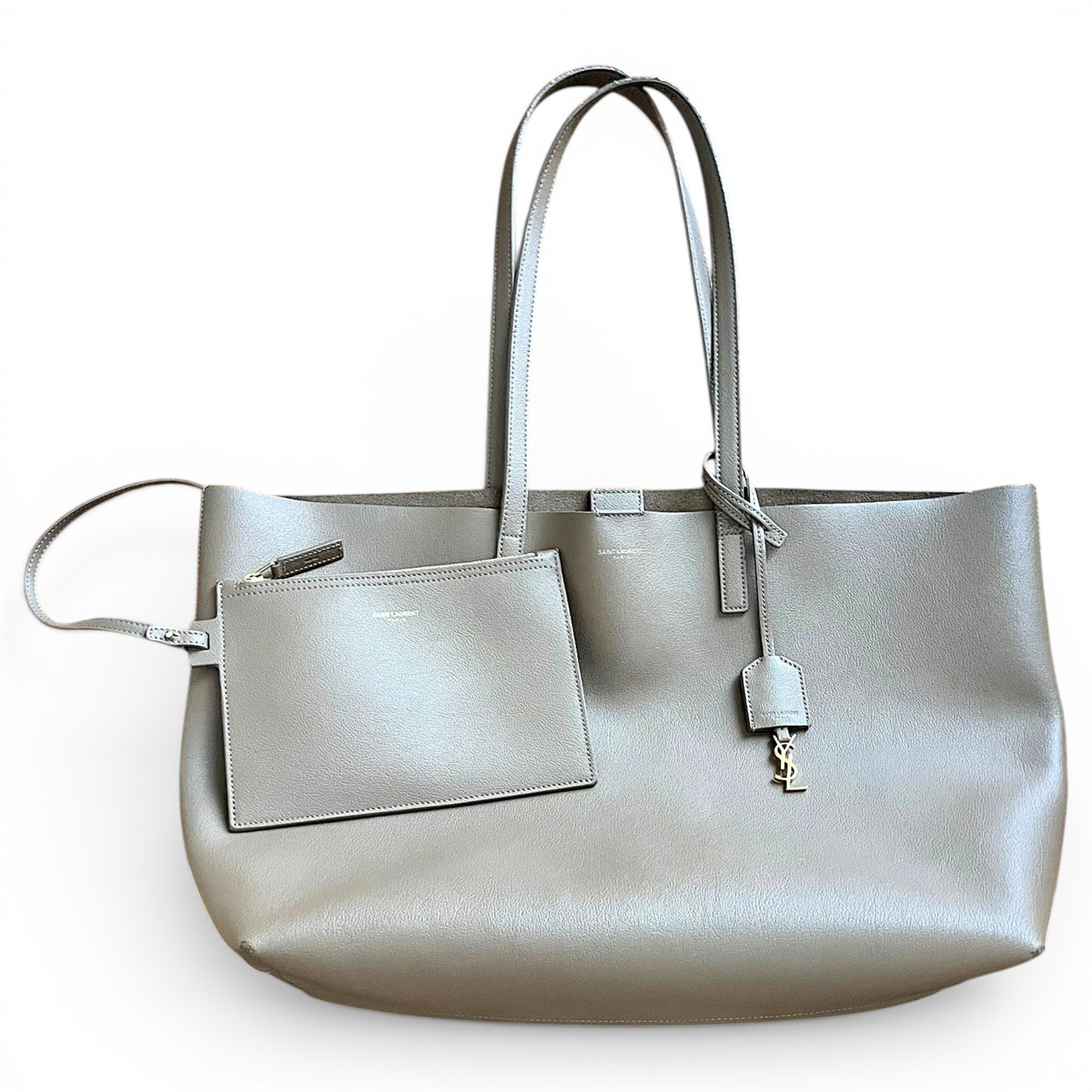 Shopping leather tote