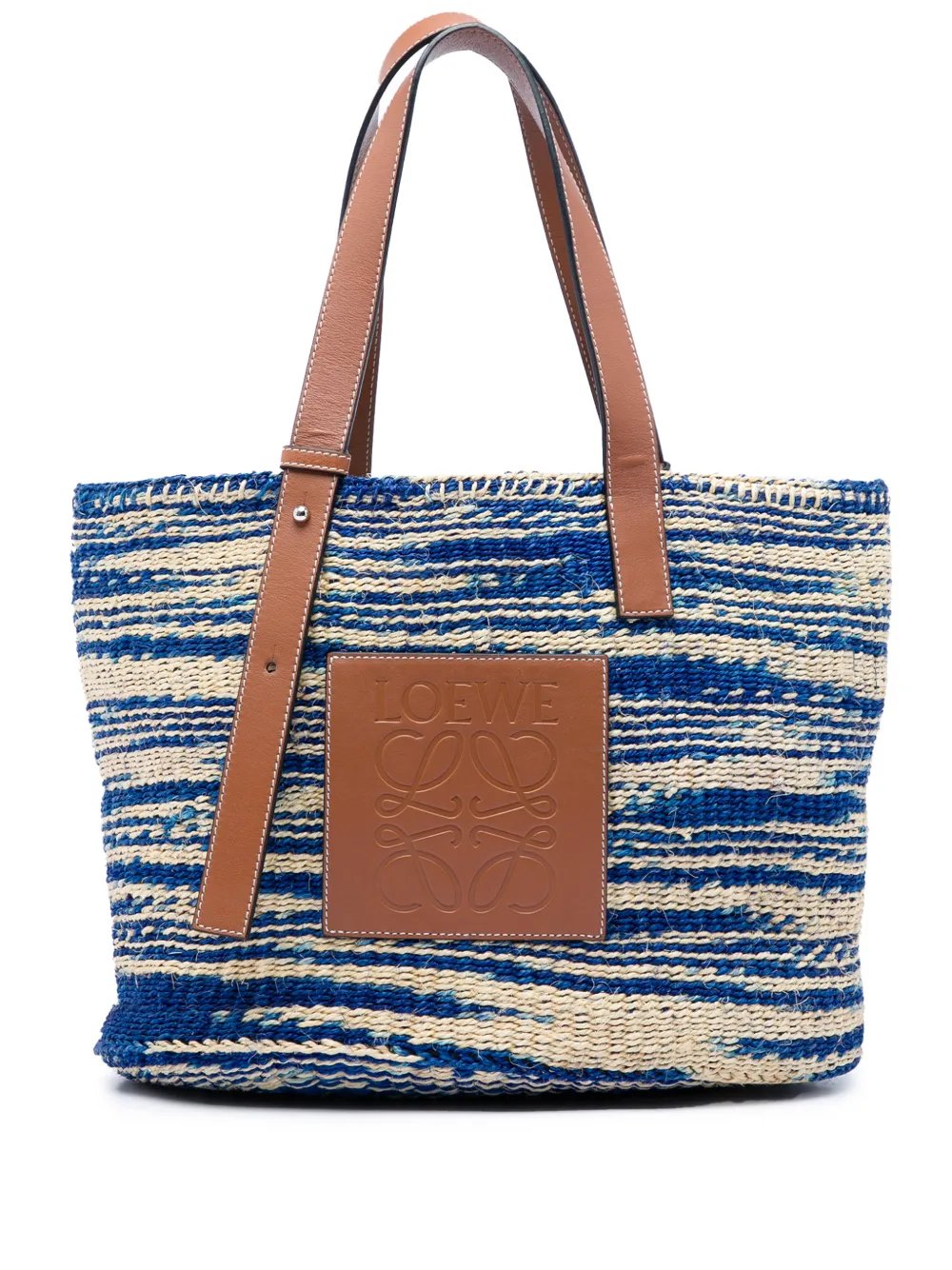 2019 Large Raffia Anagram Basket tote bag