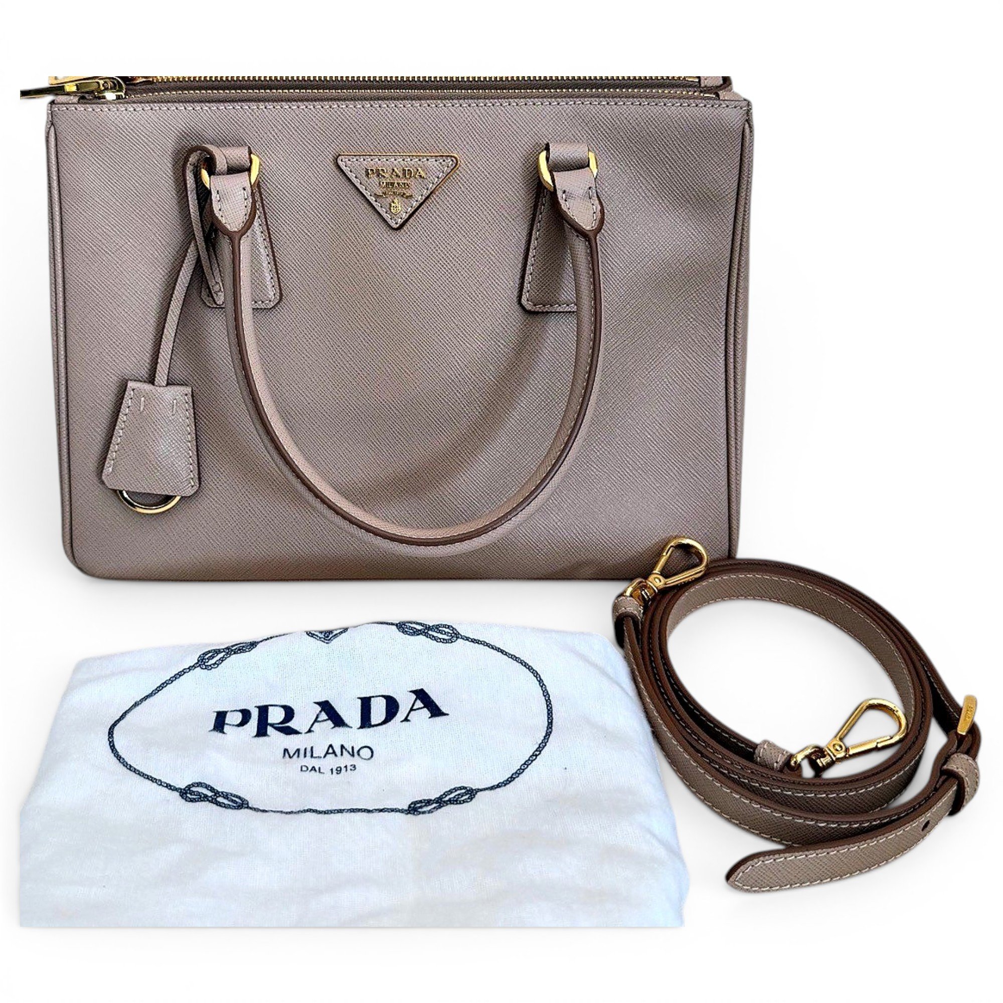 Galleria leather handbag