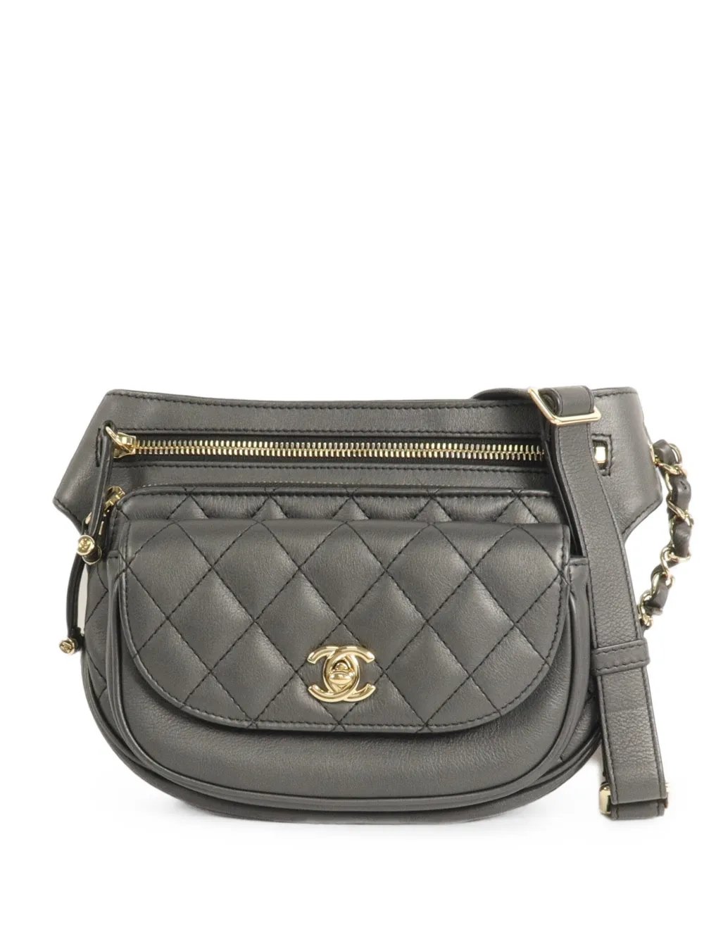 CC-logo turn-lock belt bag