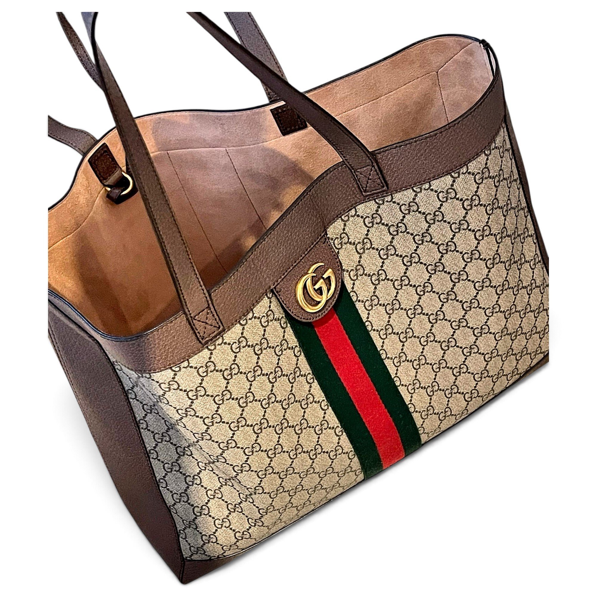 Leather tote